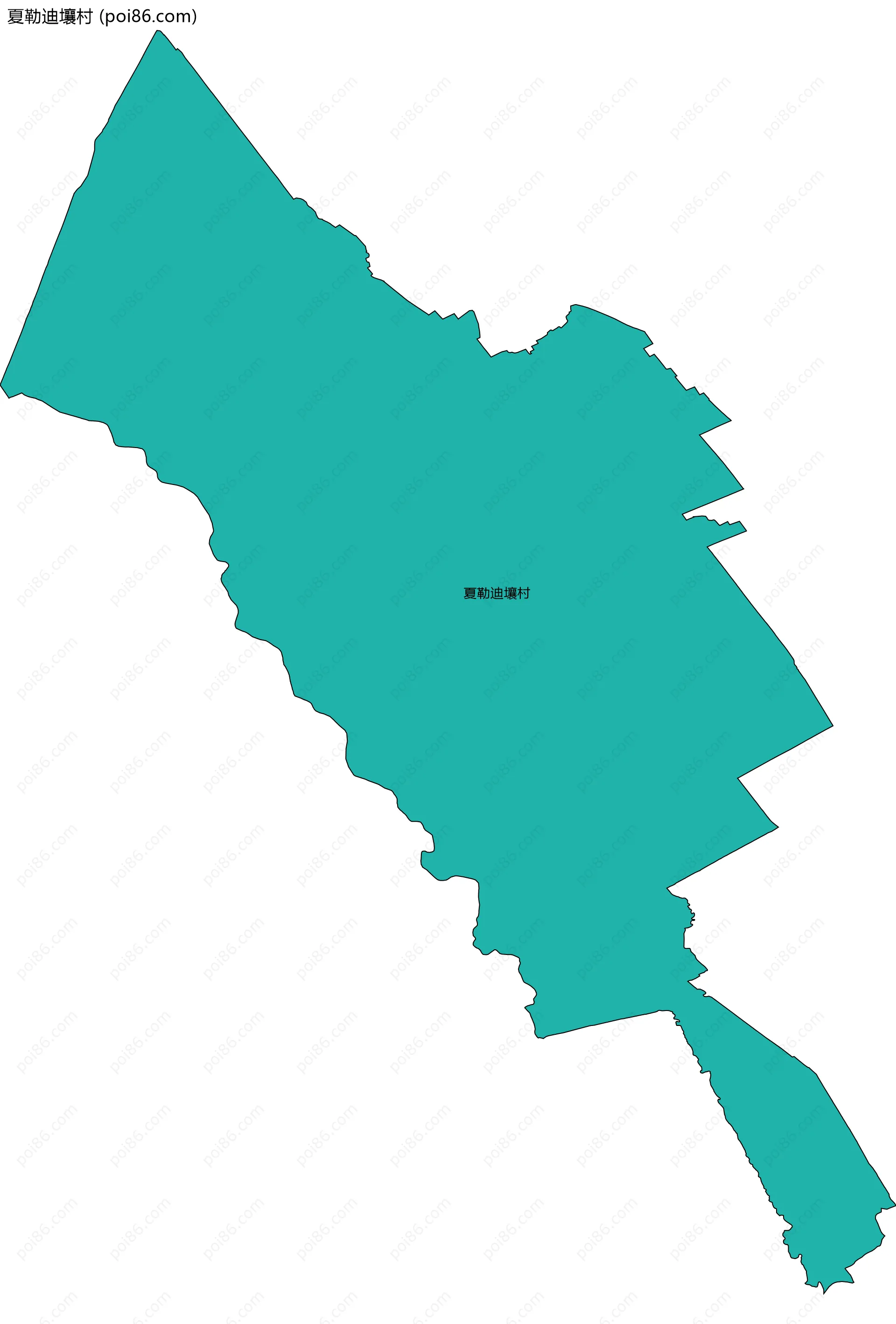 夏勒迪壤村边界地图
