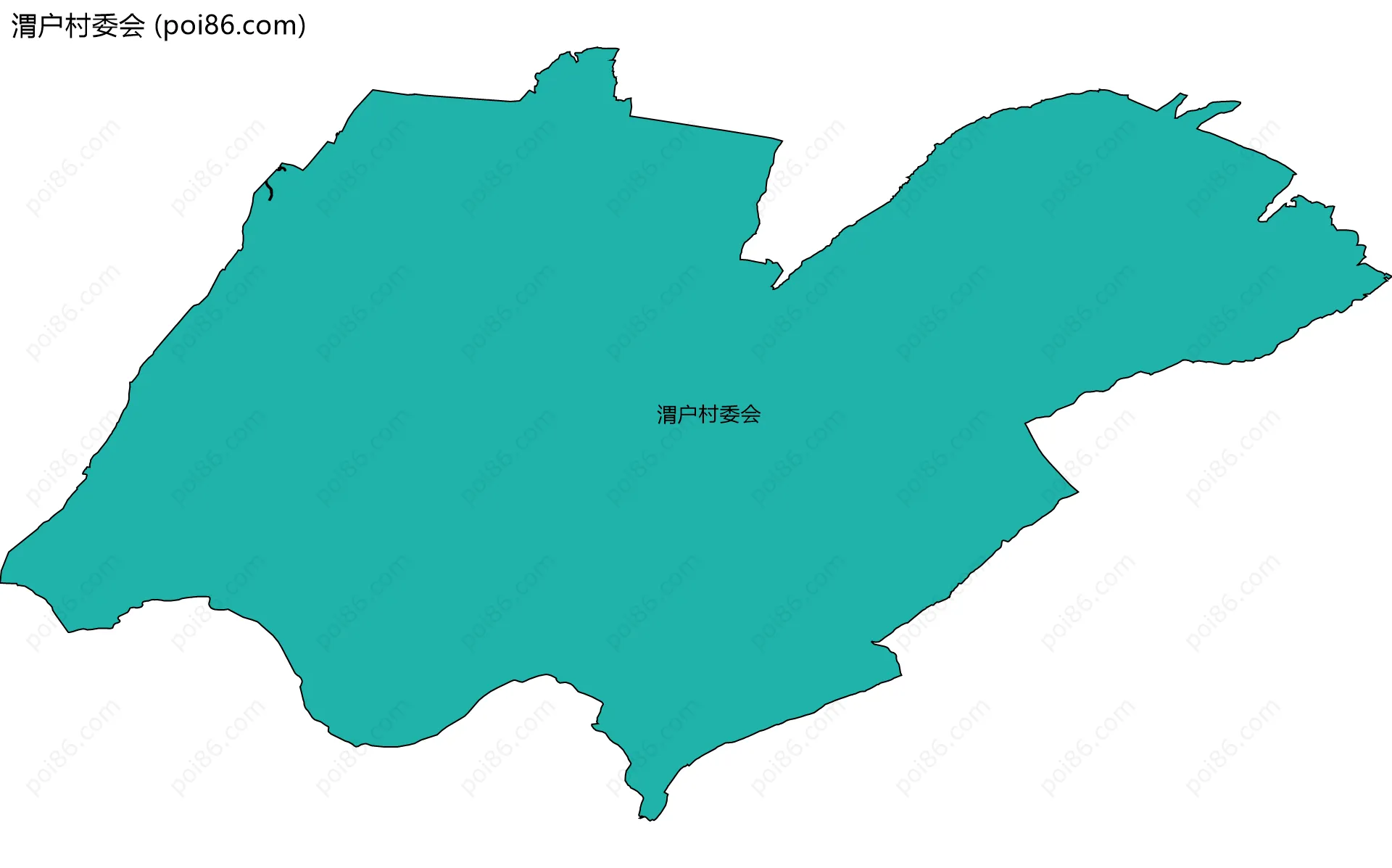 渭户村委会边界地图