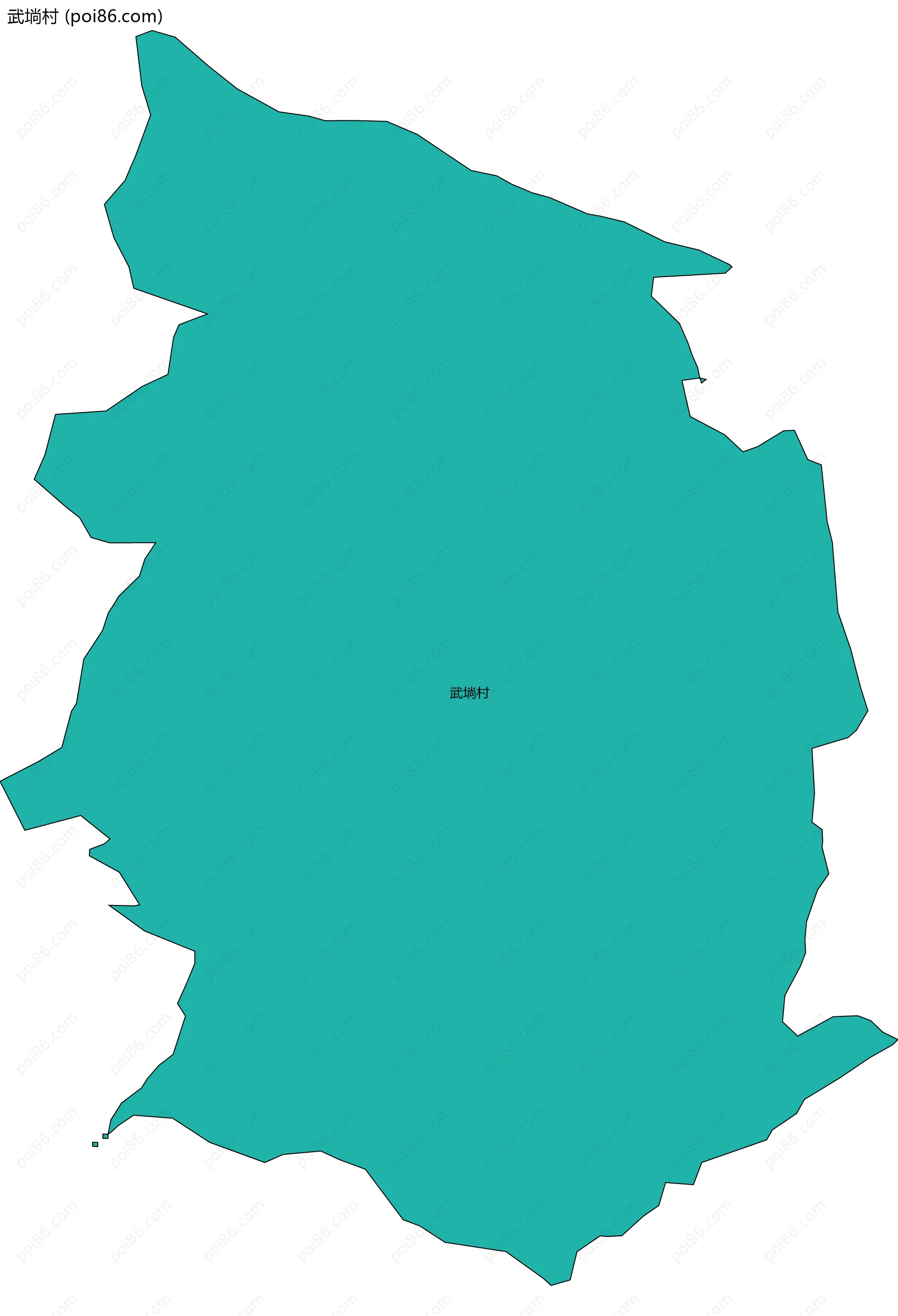 武埫村边界地图