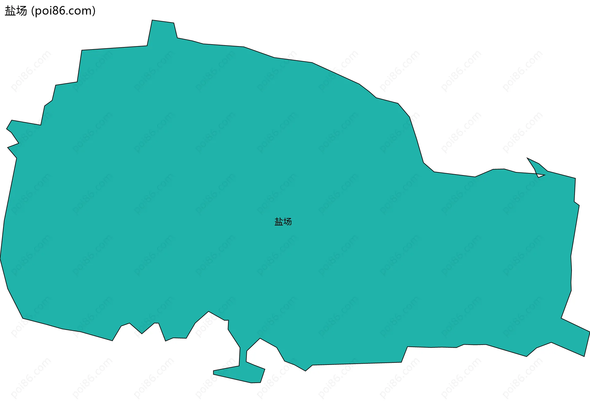 盐场边界地图