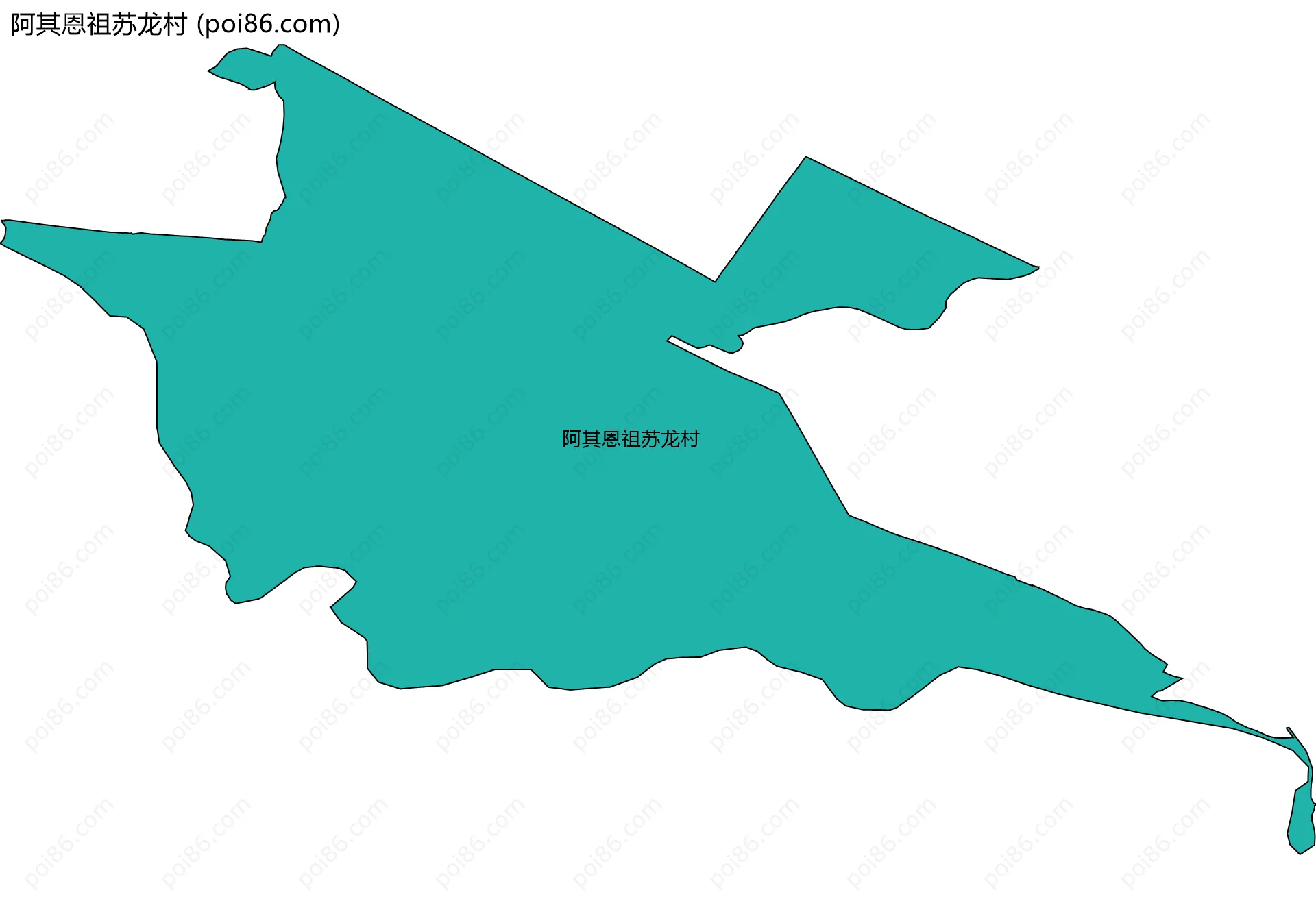 阿其恩祖苏龙村边界地图
