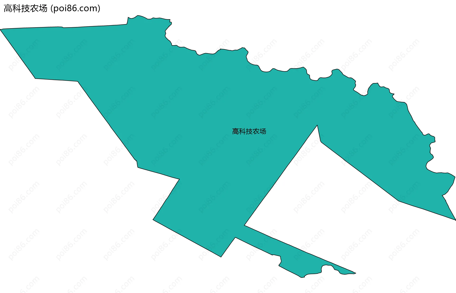 高科技农场边界地图