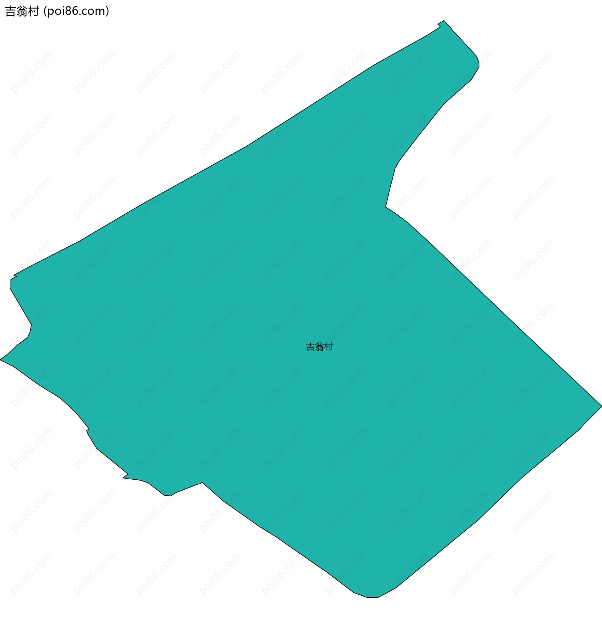 吉翁村边界地图