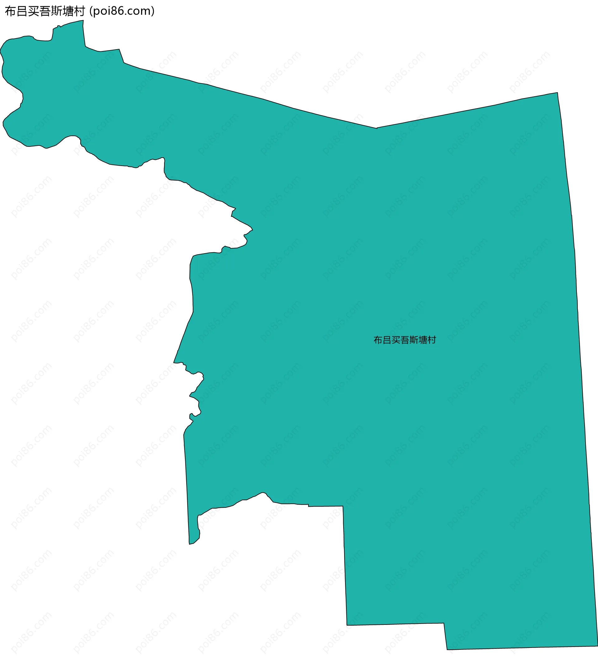 布吕买吾斯塘村边界地图