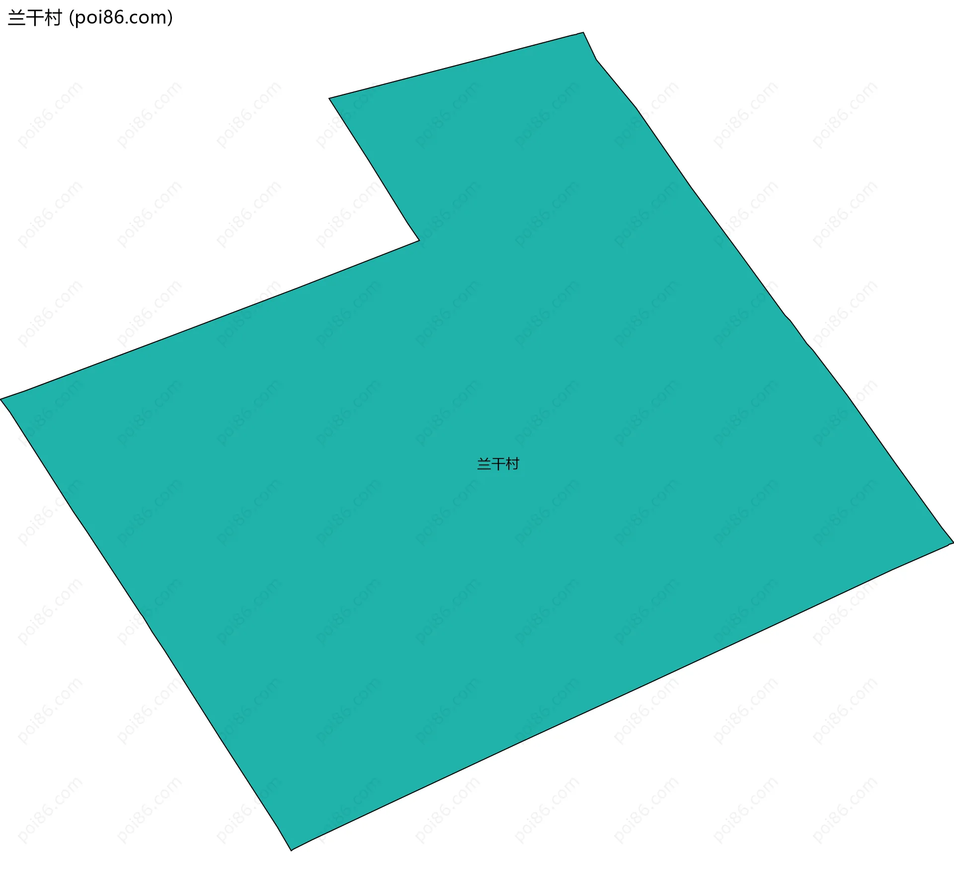 兰干村边界地图