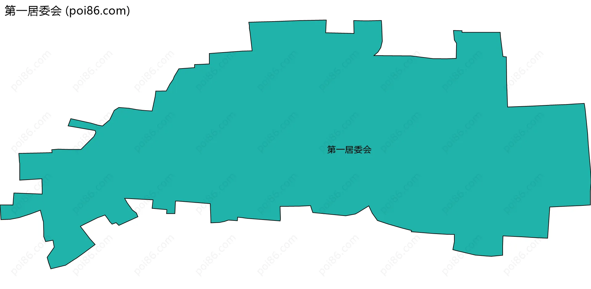 第一居委会边界地图