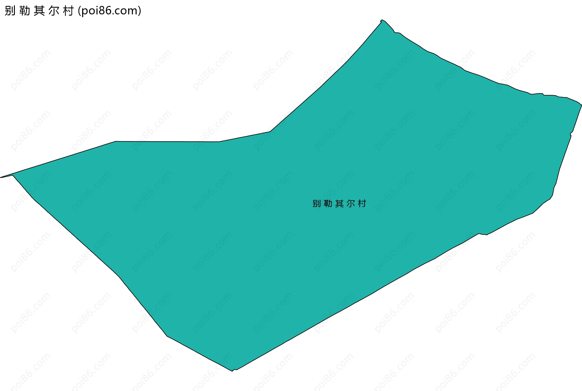 别 勒 其 尔 村边界地图