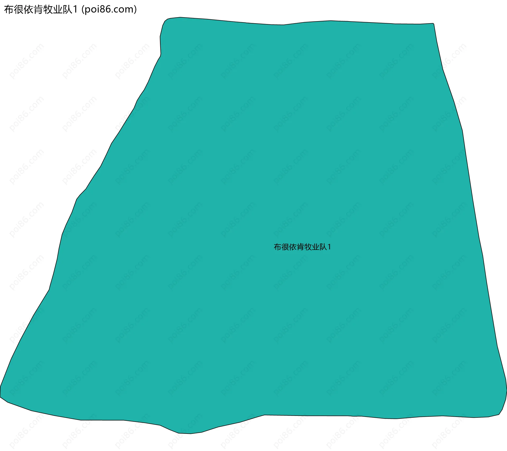 布很依肯牧业队1边界地图