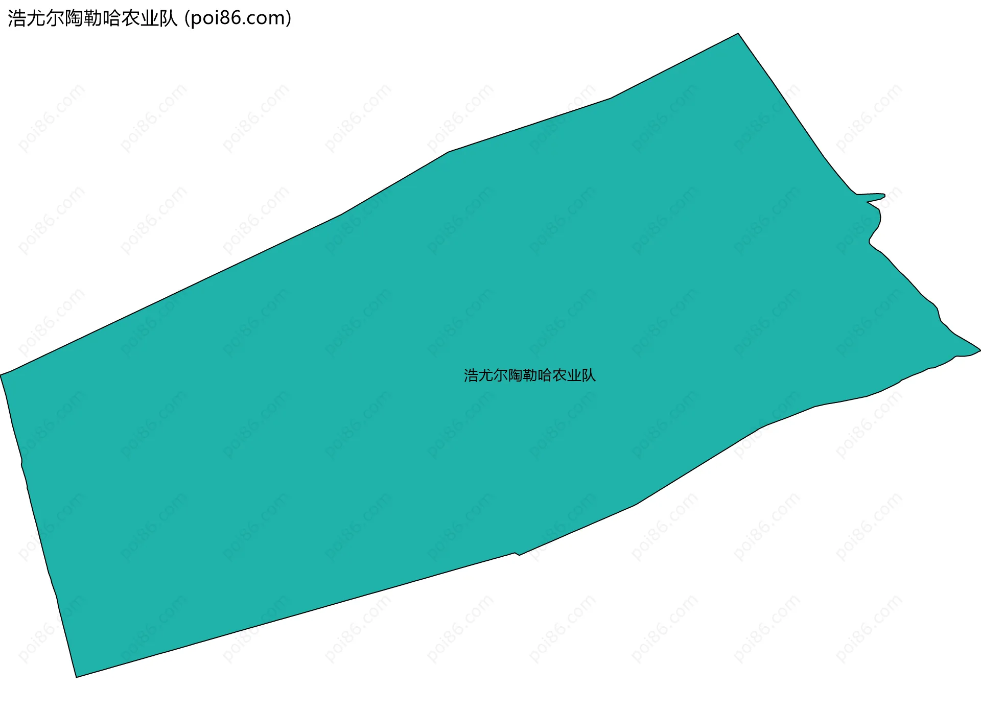 浩尤尔陶勒哈农业队边界地图