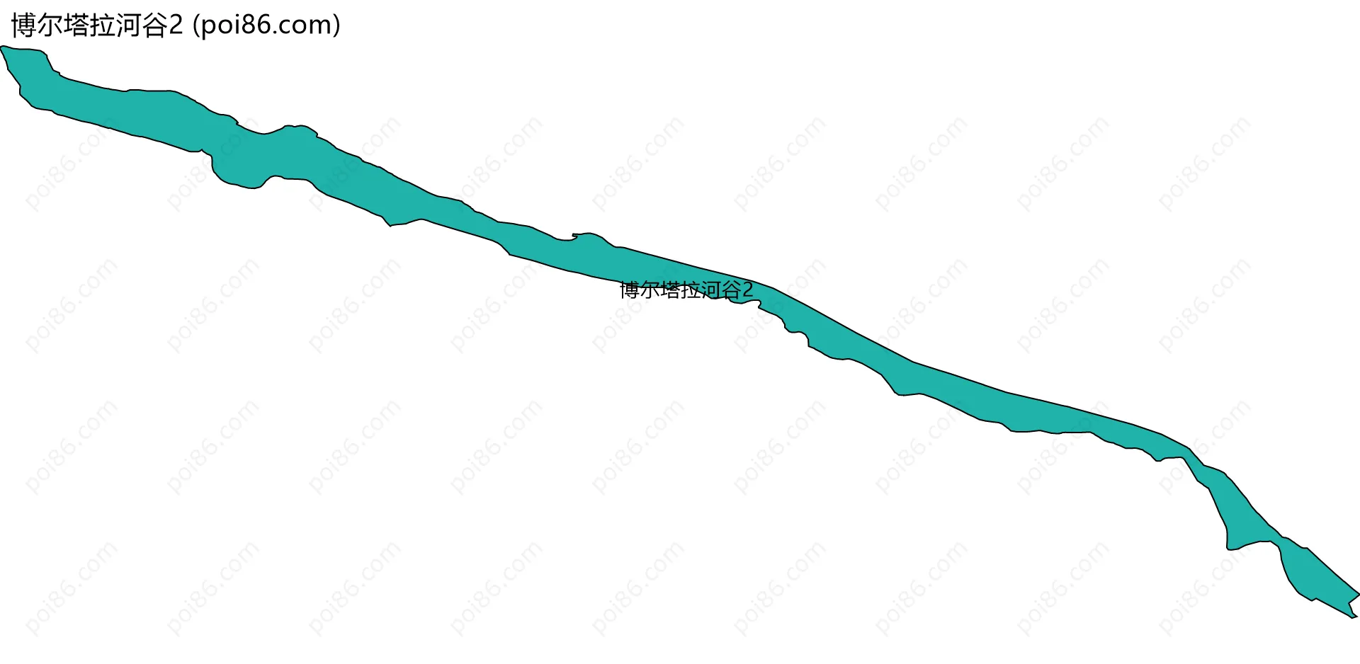 博尔塔拉河谷2边界地图