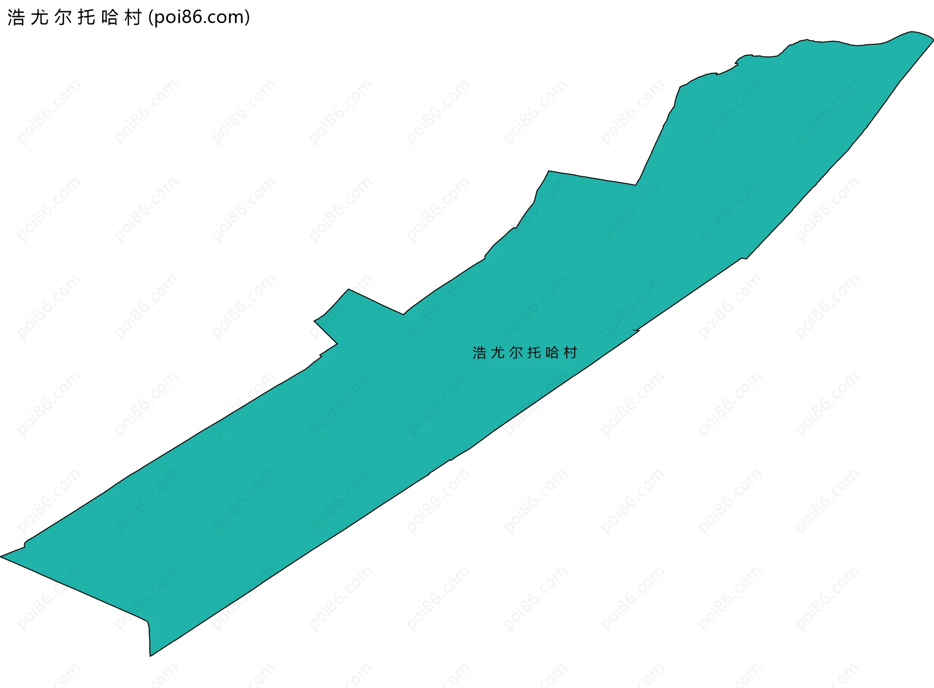 浩 尤 尔 托 哈 村边界地图