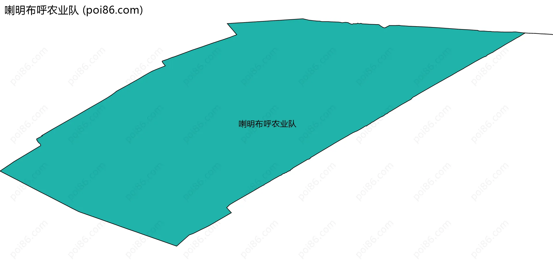 喇明布呼农业队边界地图