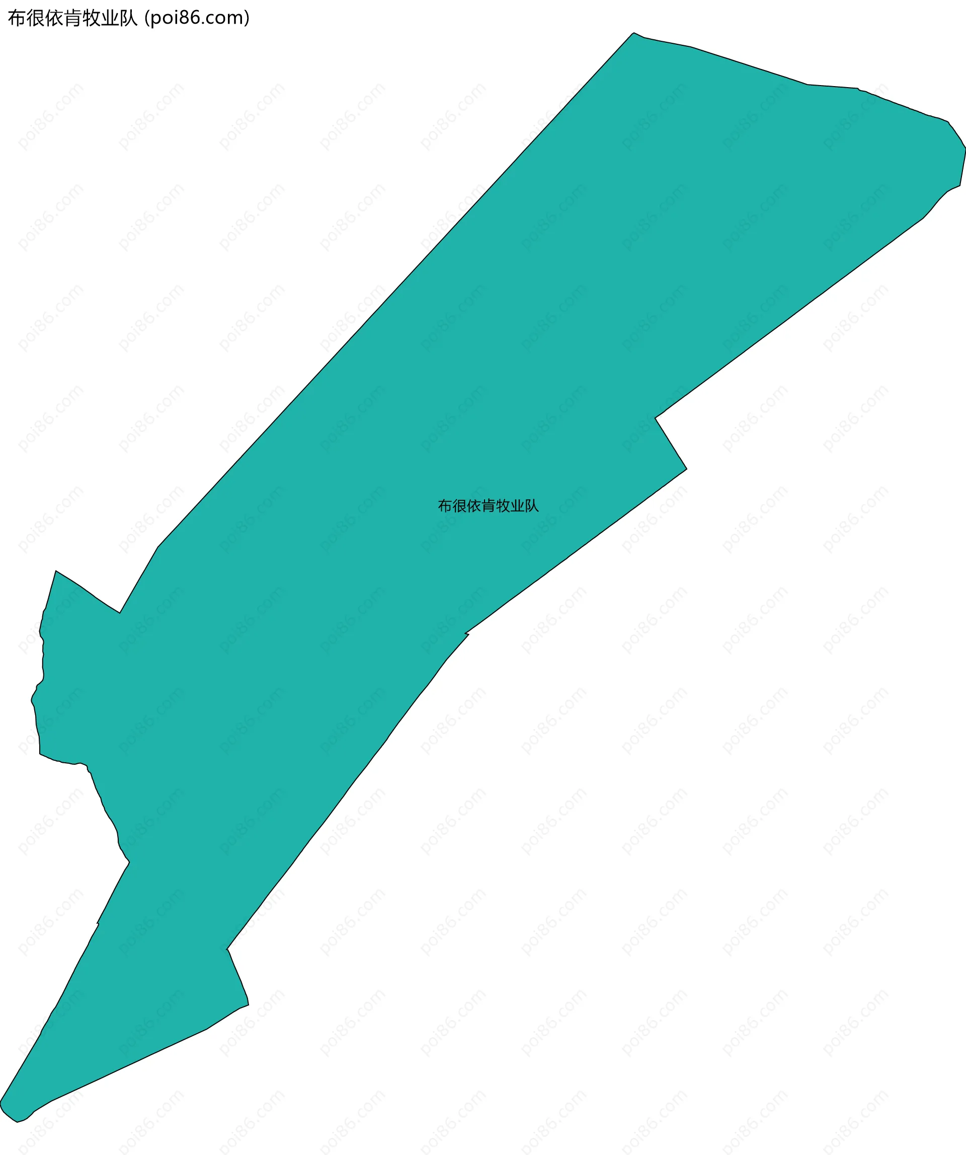 布很依肯牧业队边界地图