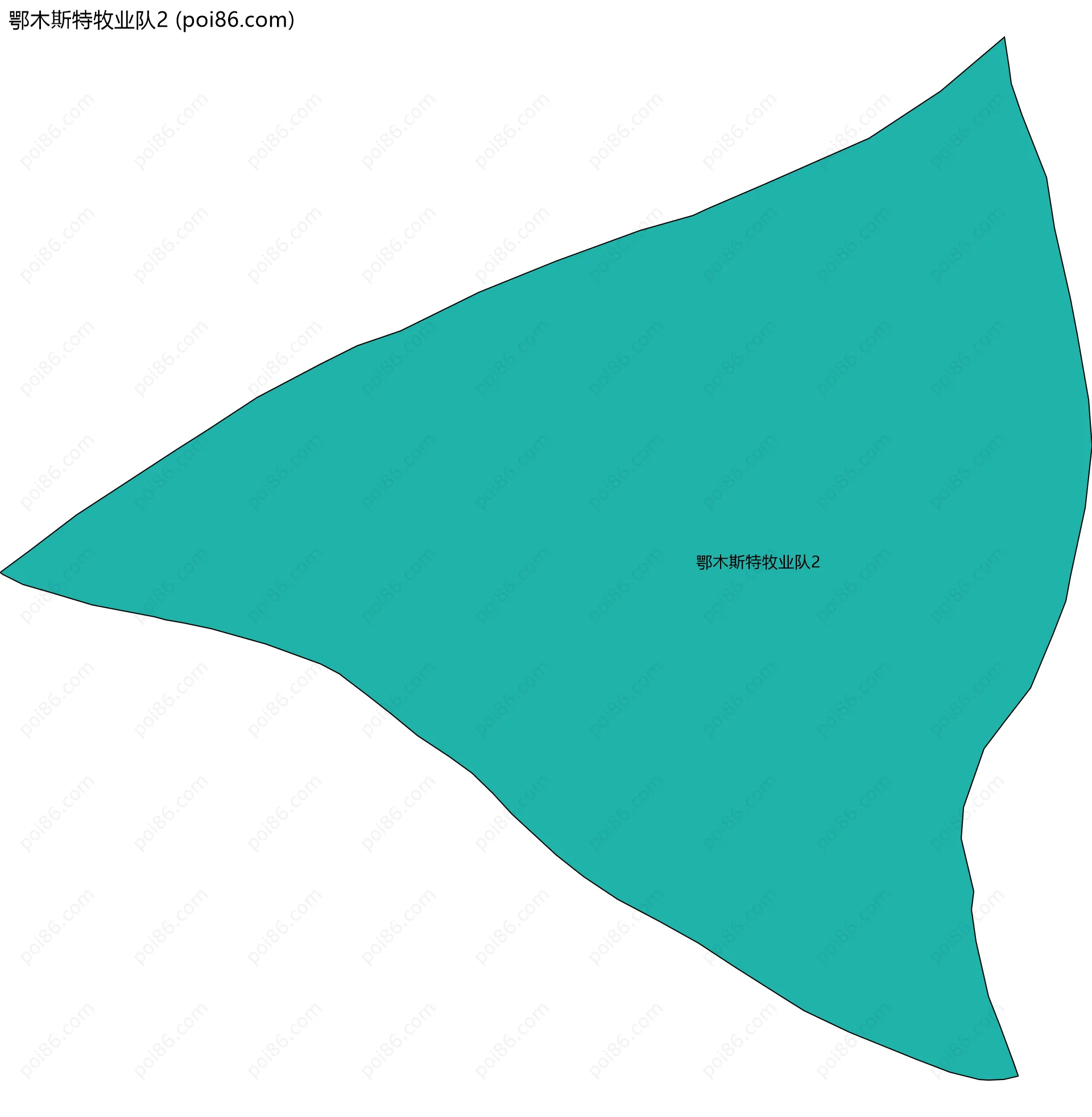 鄂木斯特牧业队2边界地图