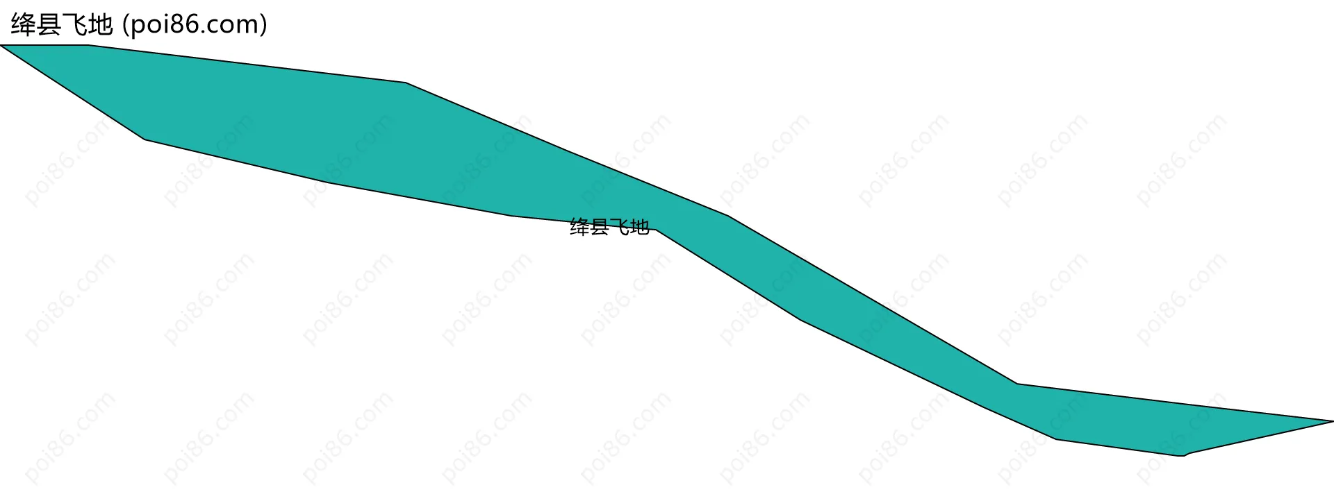 绛县飞地边界地图