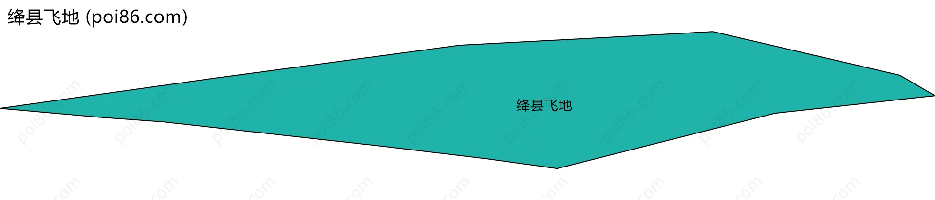 绛县飞地边界地图