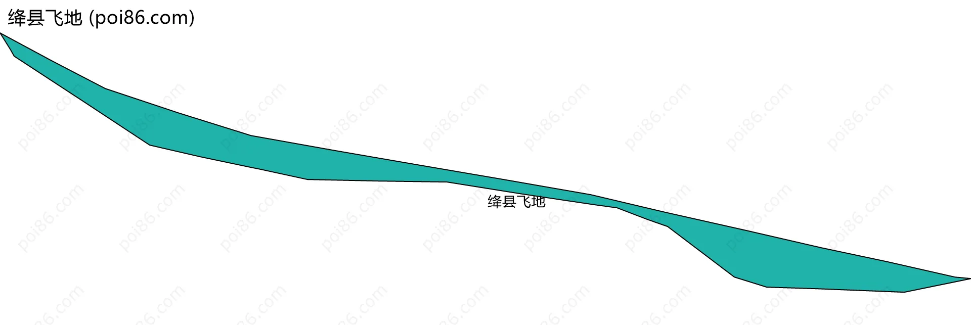 绛县飞地边界地图