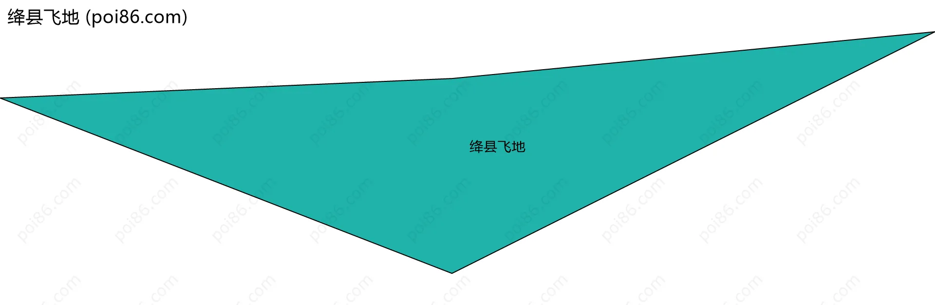 绛县飞地边界地图