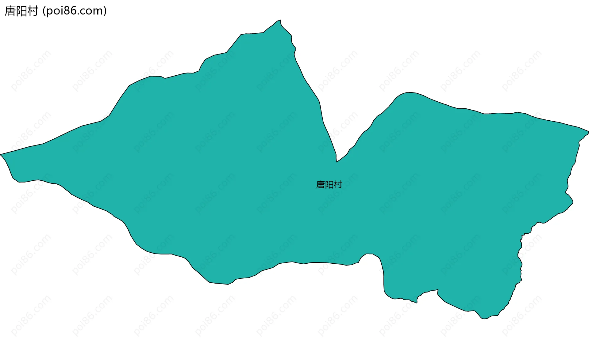 唐阳村边界地图