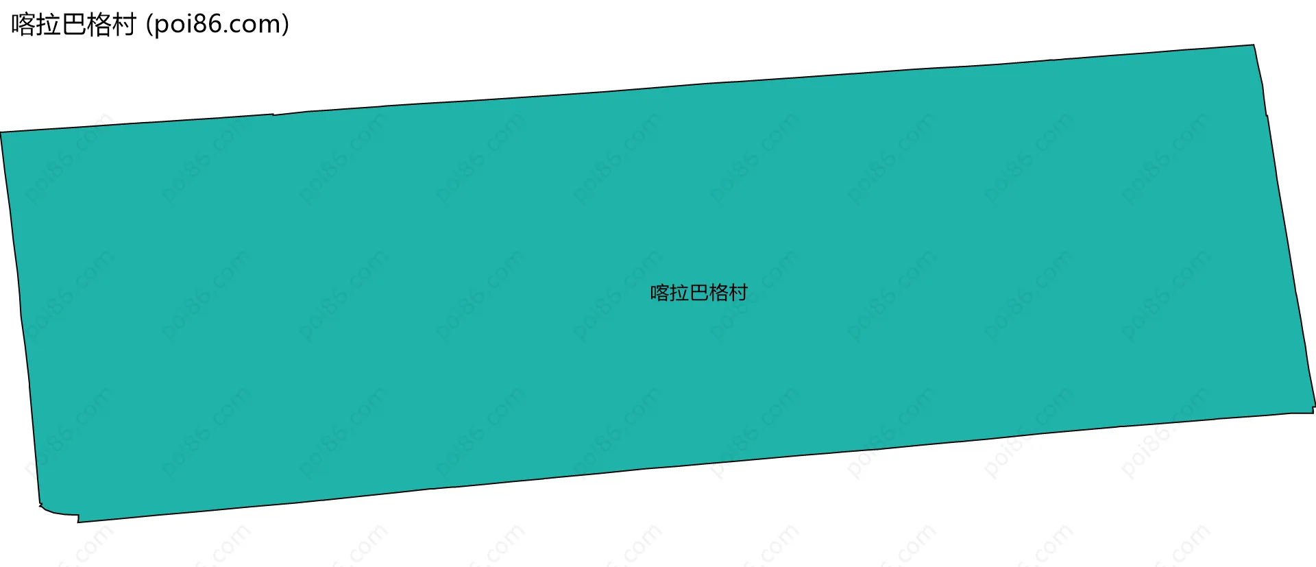 喀拉巴格村边界地图