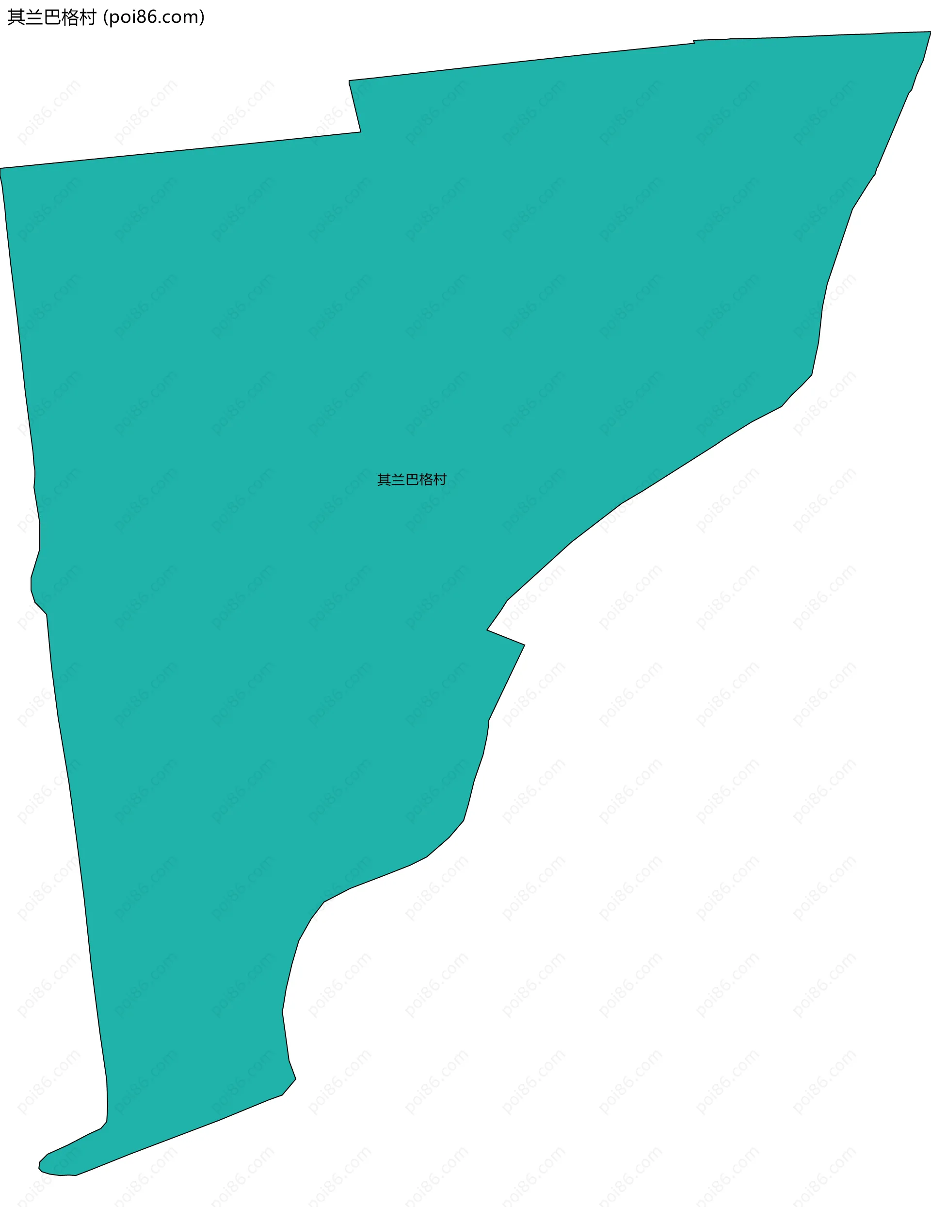 其兰巴格村边界地图