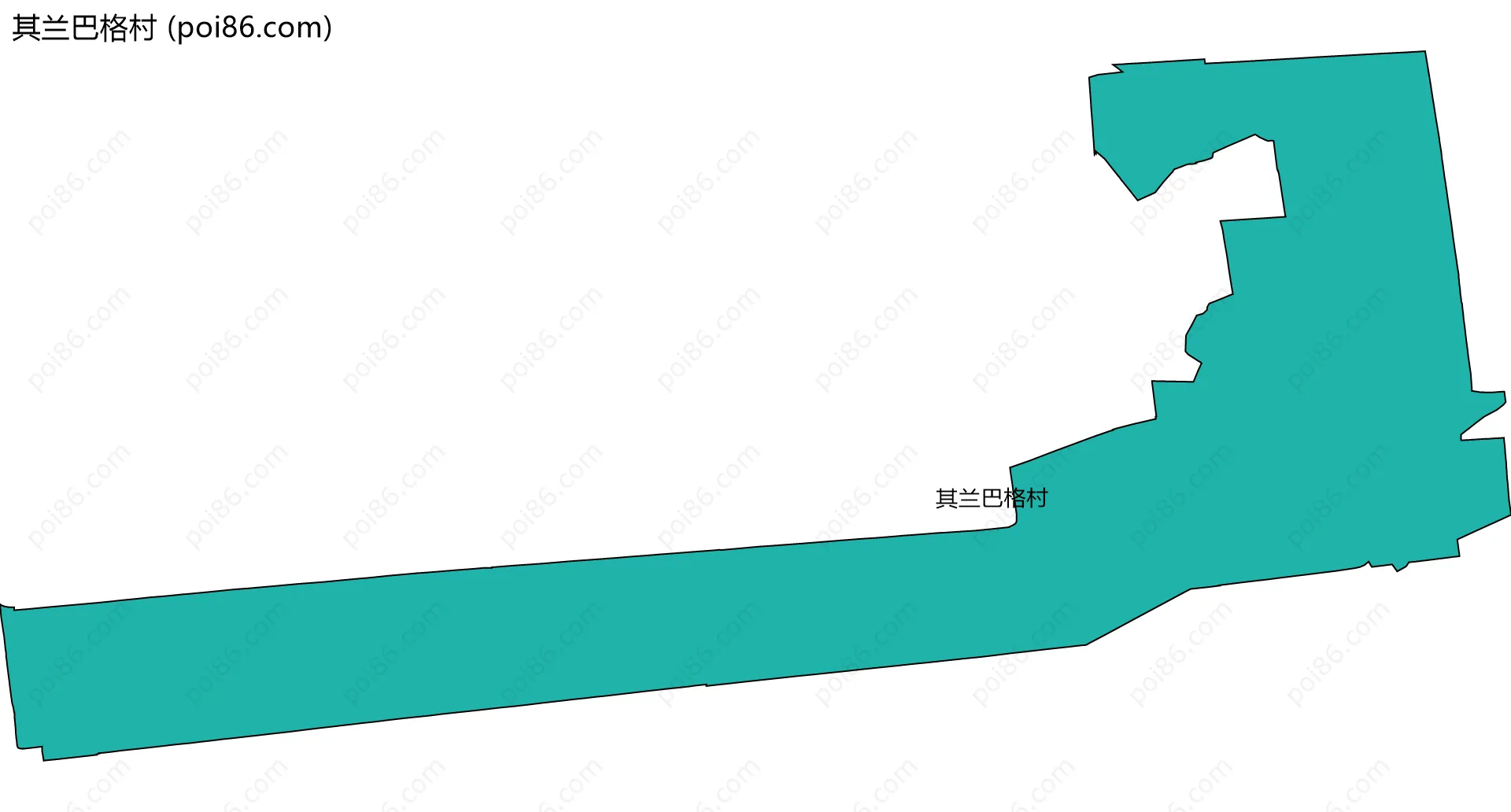 其兰巴格村边界地图