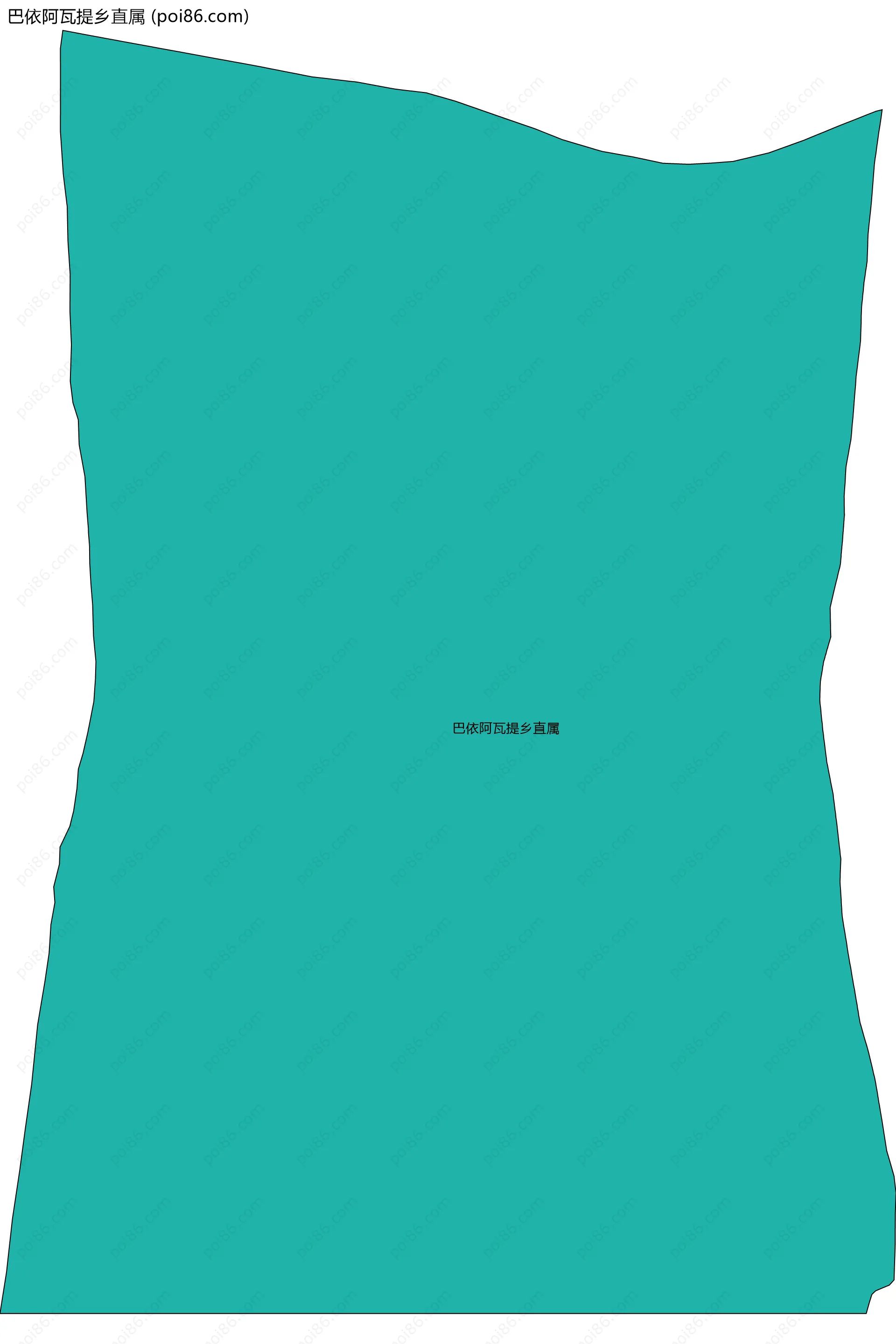 巴依阿瓦提乡直属边界地图