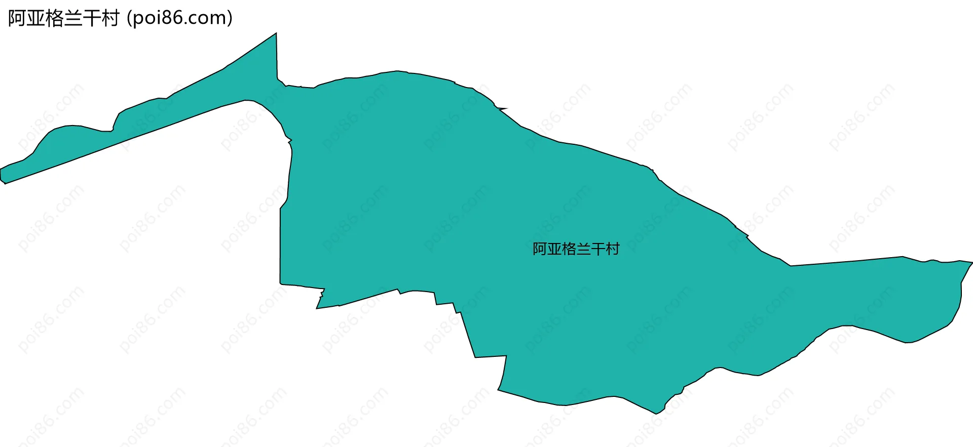 阿亚格兰干村边界地图
