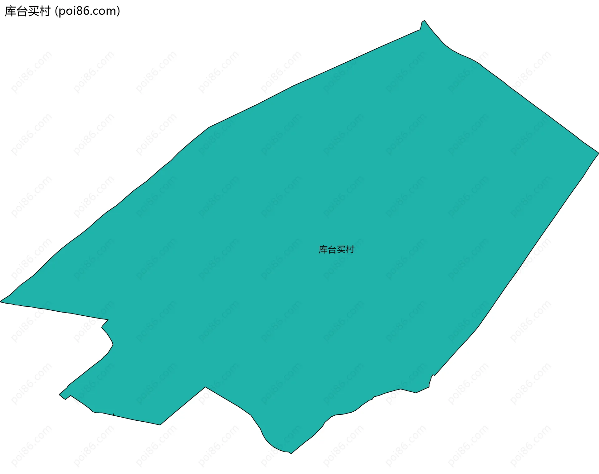 库台买村边界地图