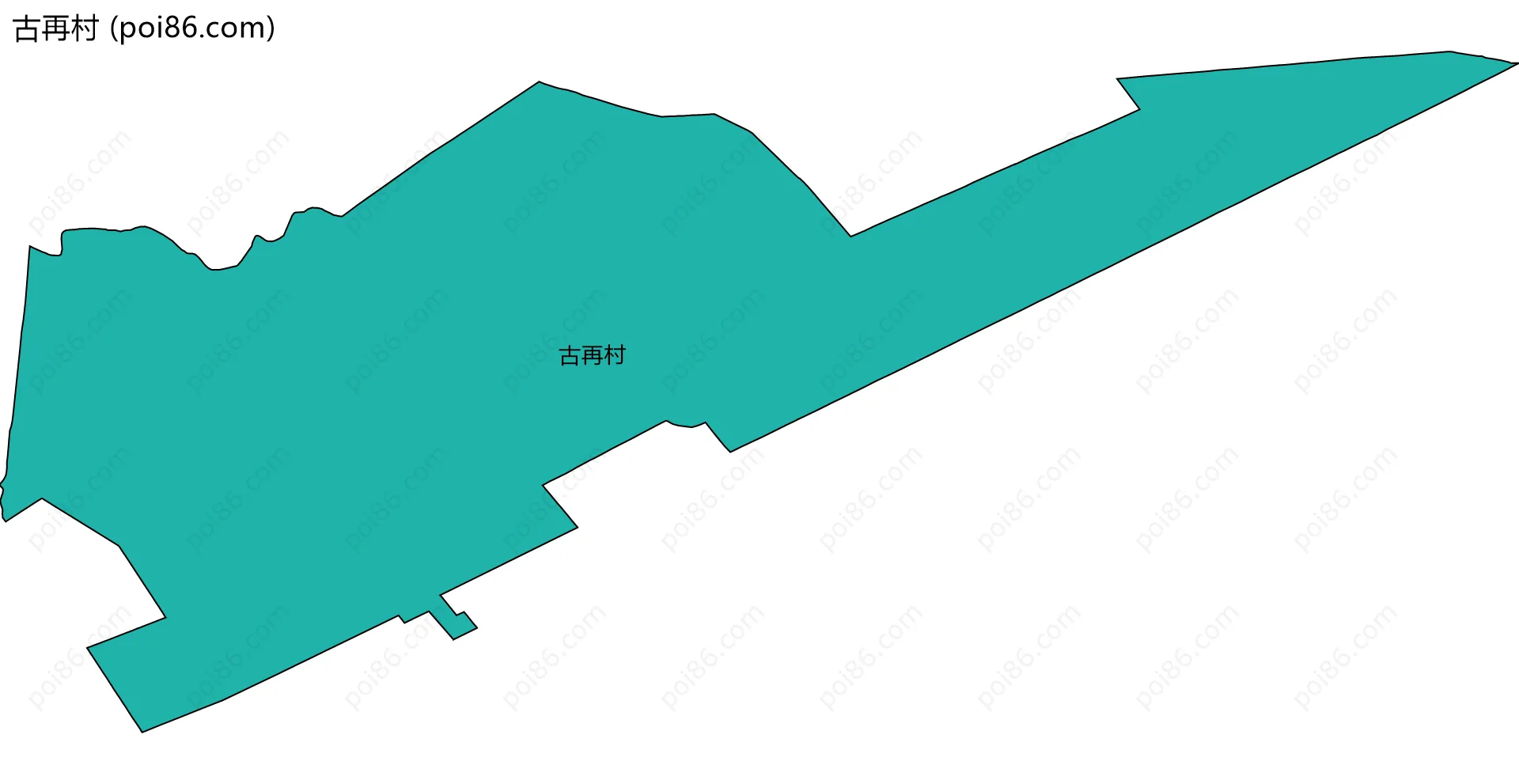 古再村边界地图