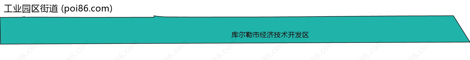 工业园区街道边界地图(五级行政区划)