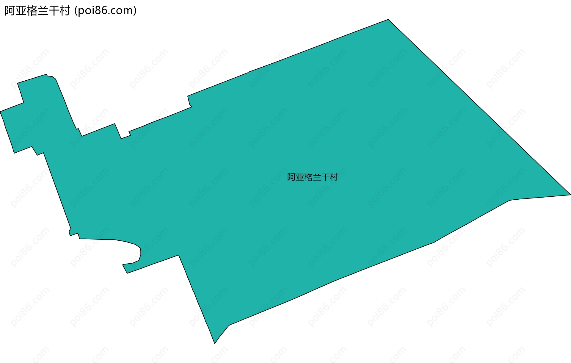 阿亚格兰干村边界地图