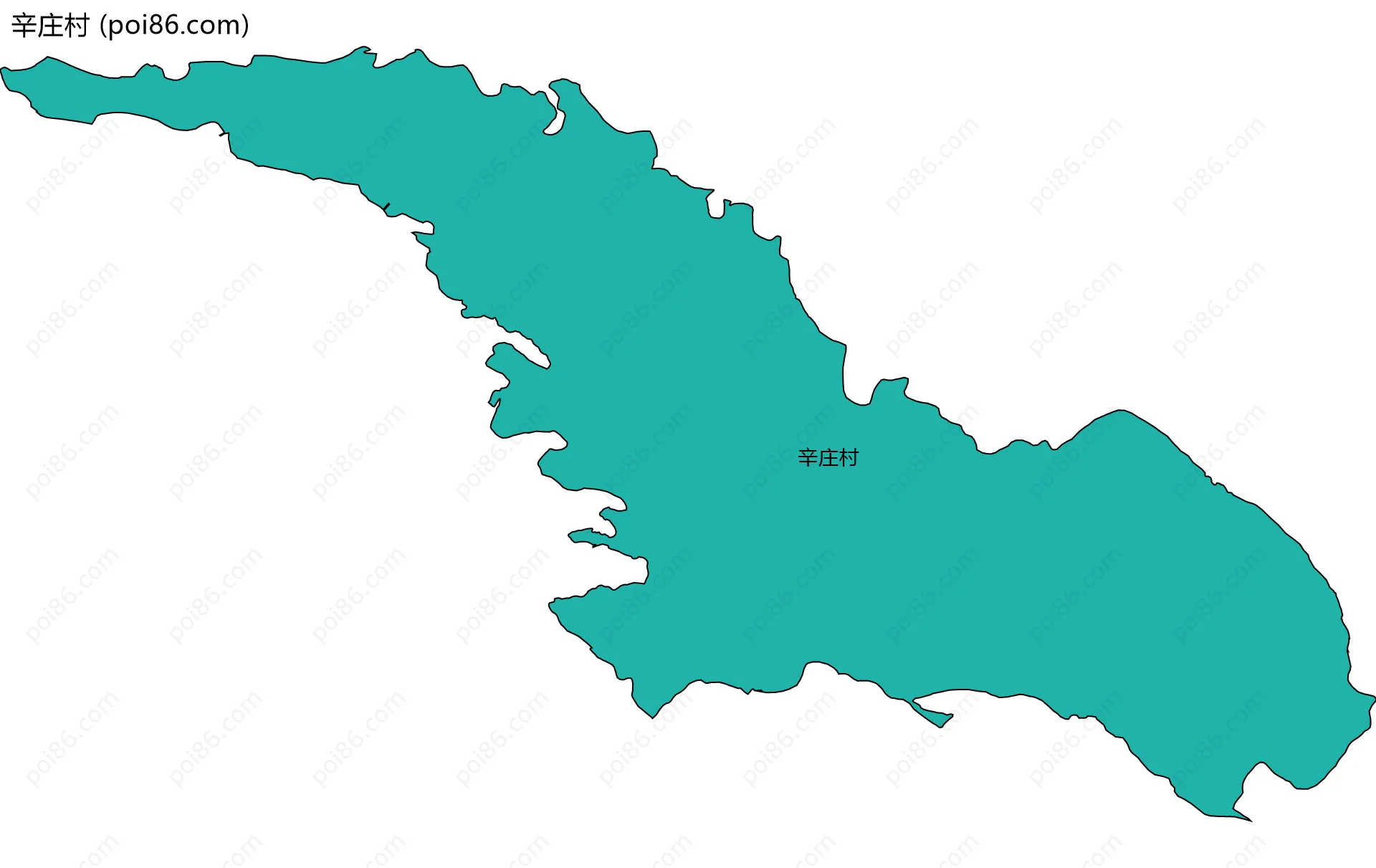 辛庄村边界地图