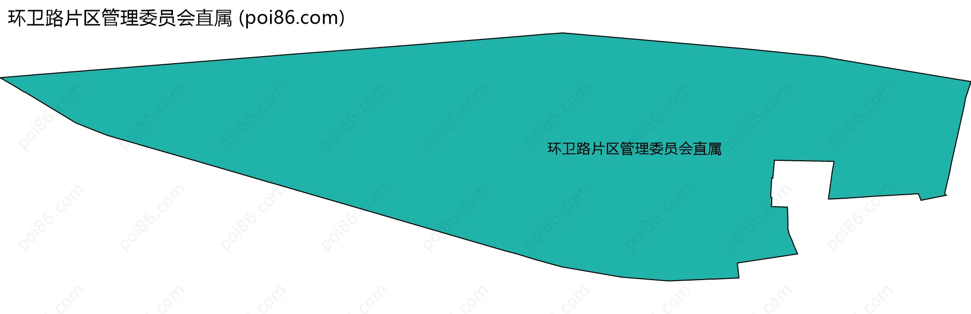 环卫路片区管理委员会直属边界地图