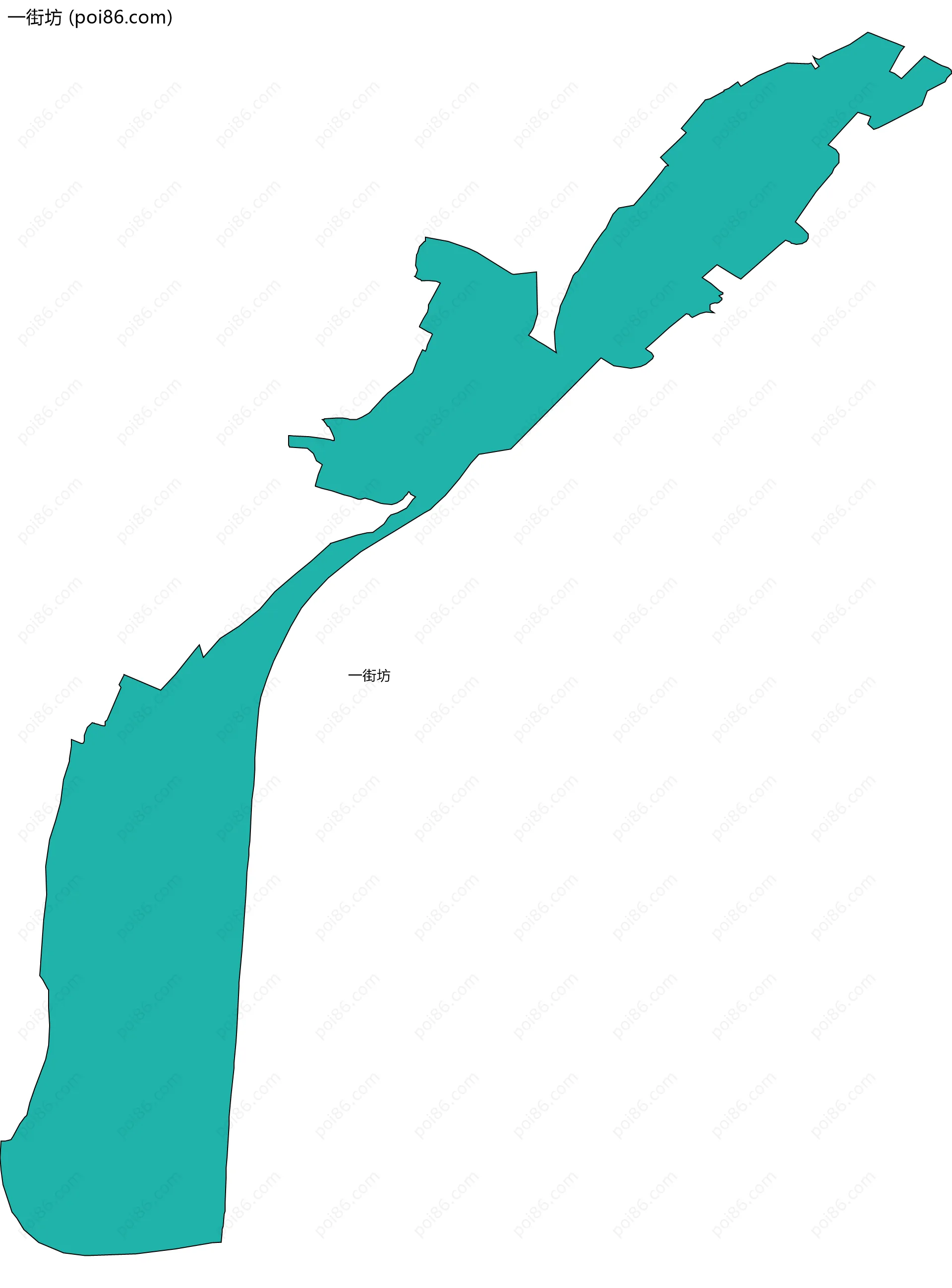 一街坊边界地图