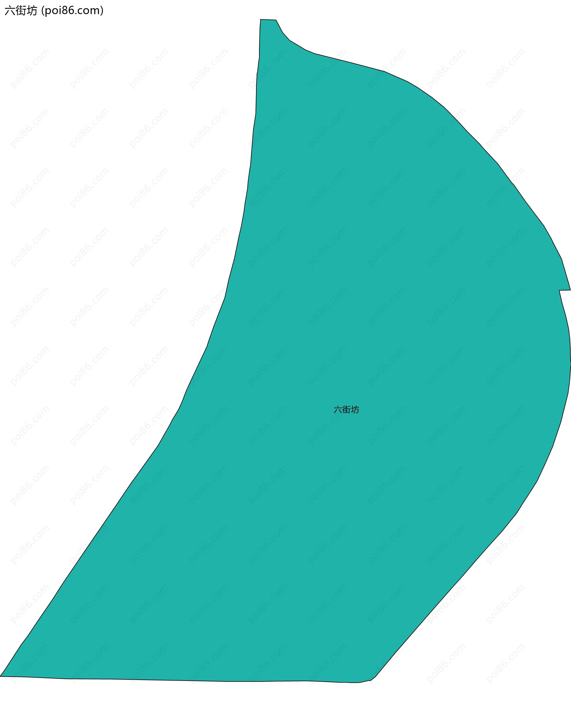 六街坊边界地图