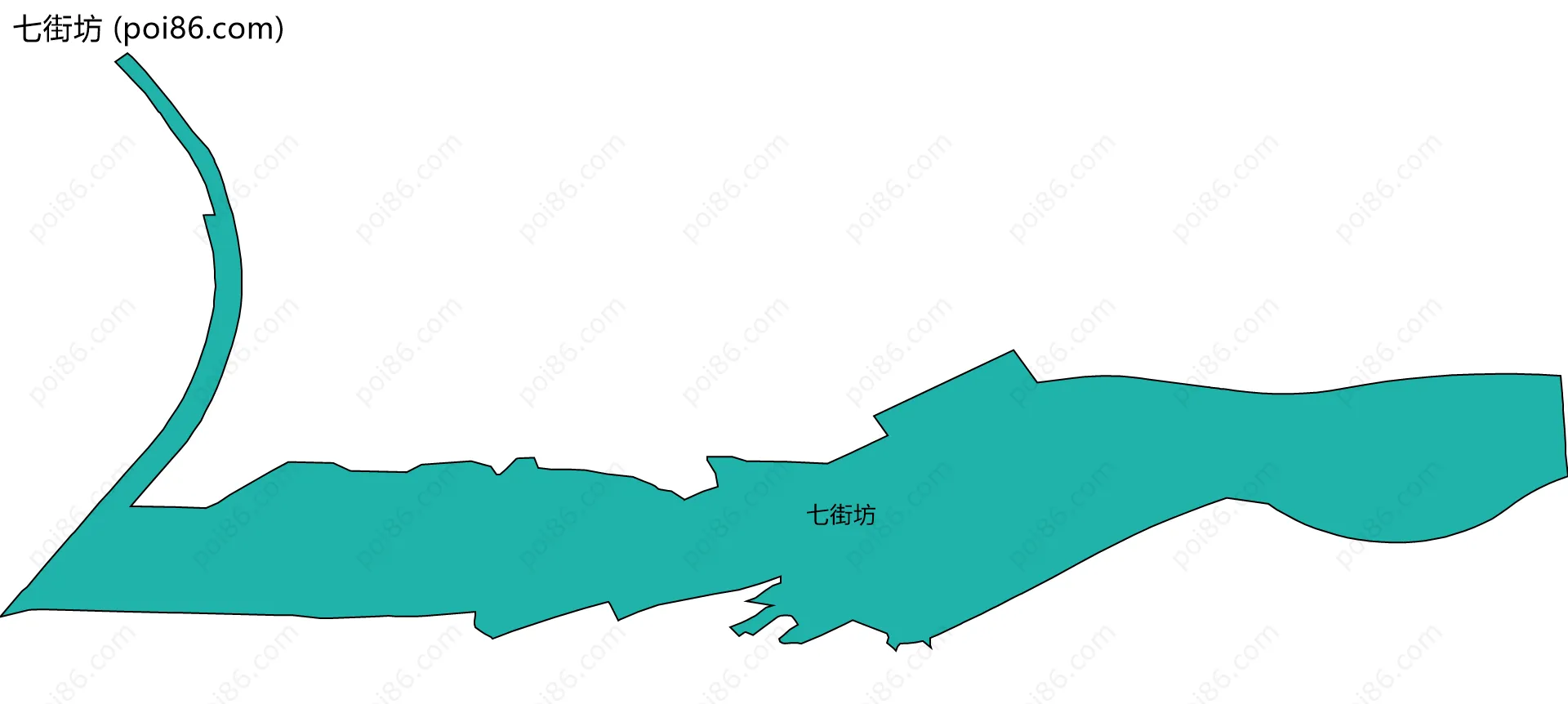 七街坊边界地图