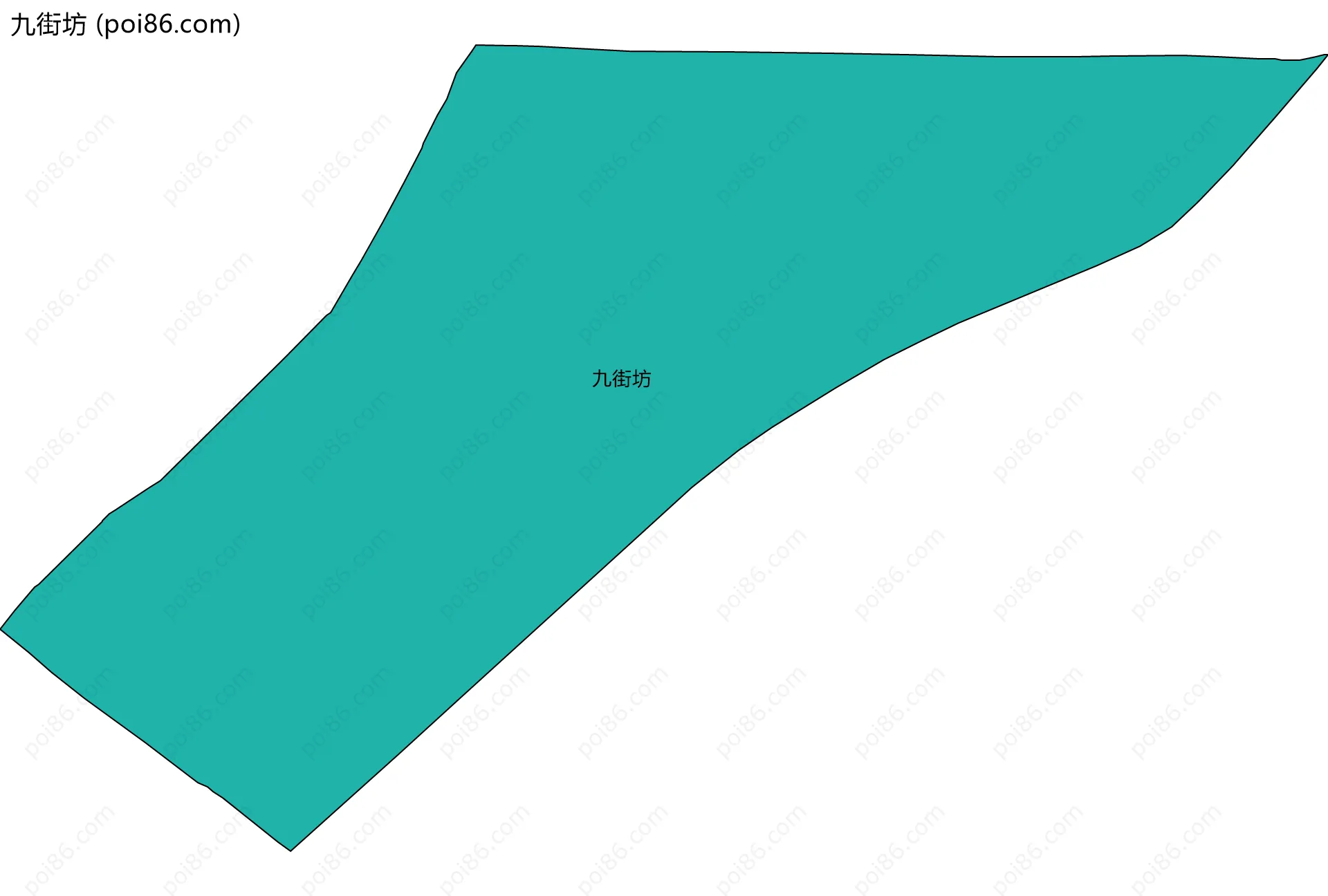 九街坊边界地图