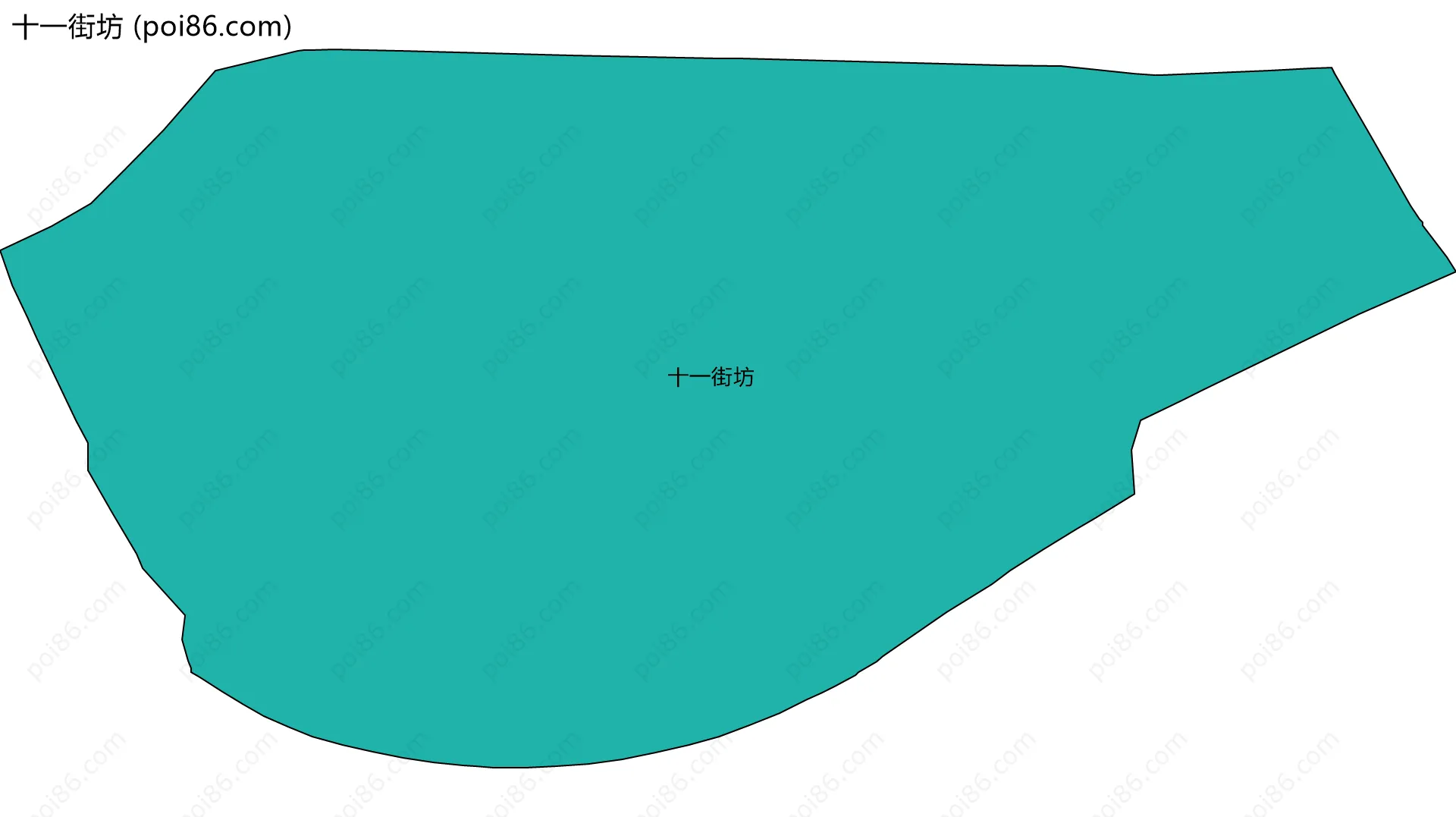 十一街坊边界地图