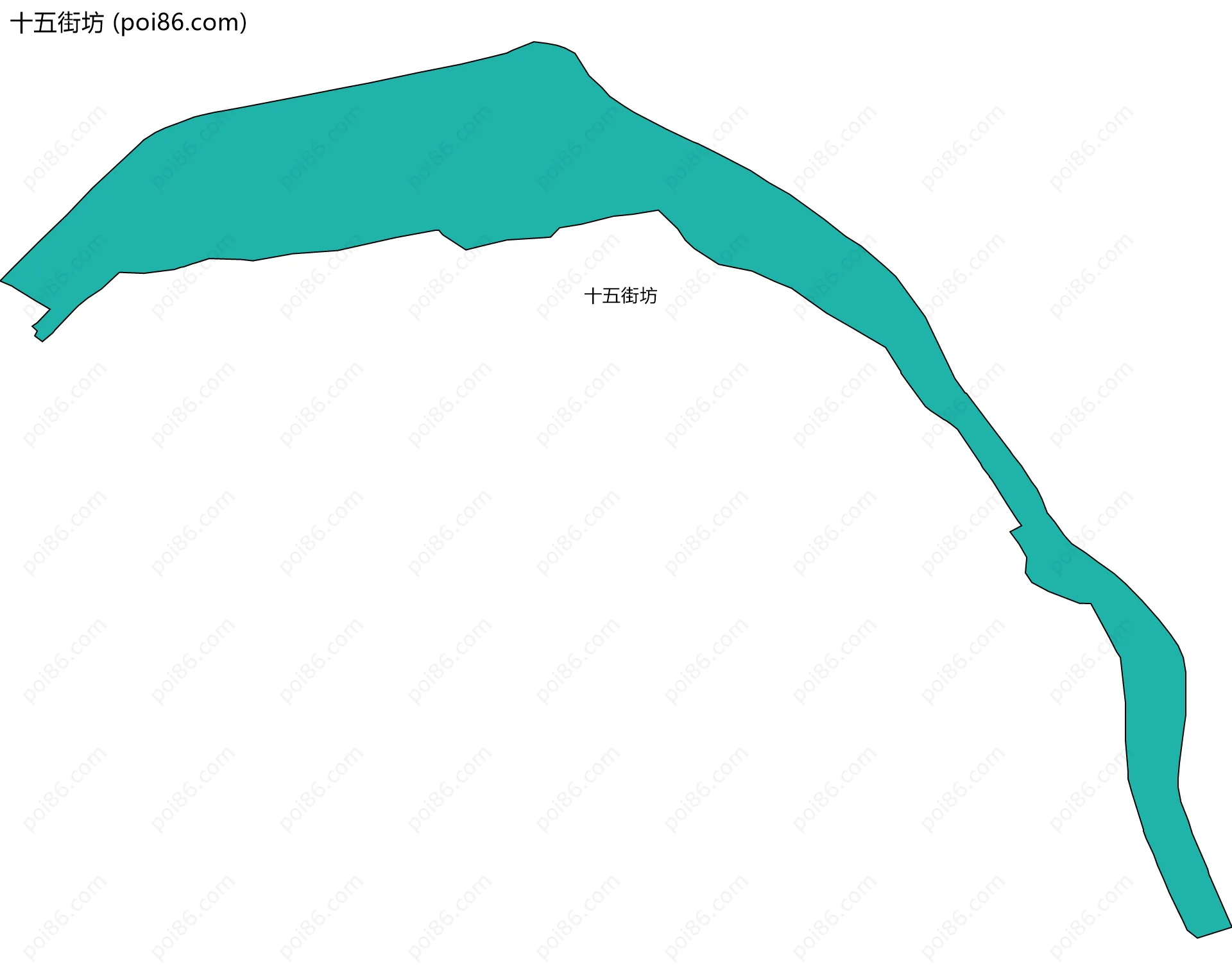 十五街坊边界地图