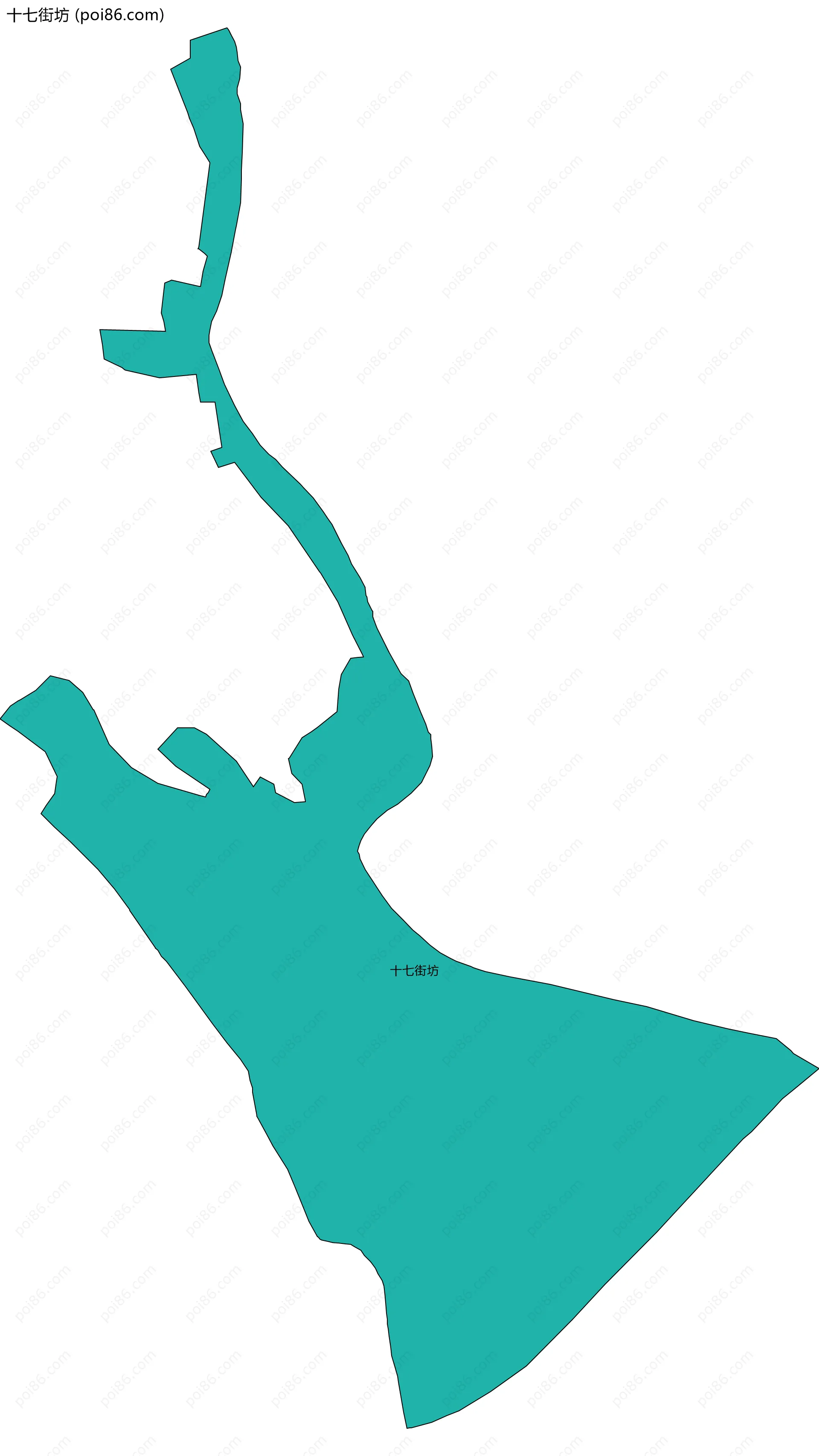 十七街坊边界地图