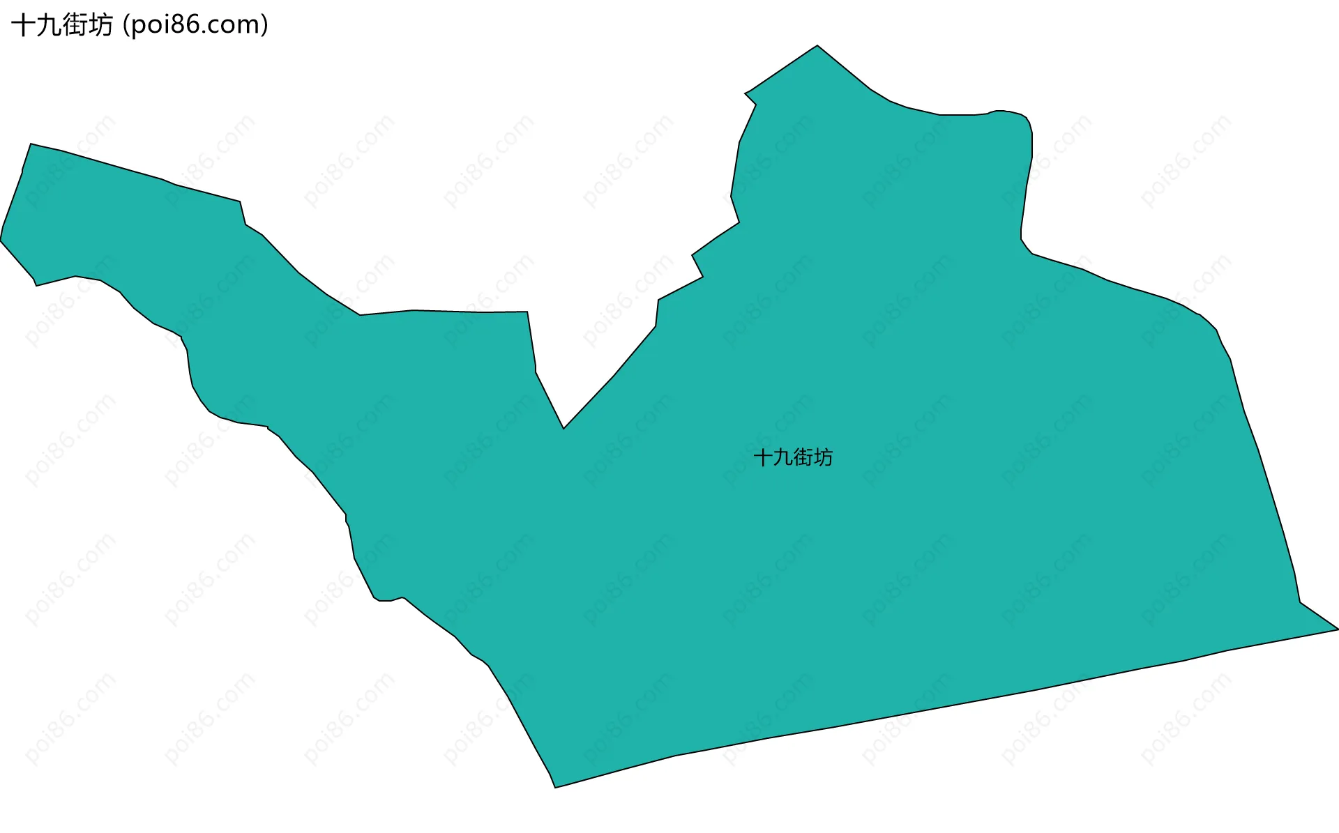 十九街坊边界地图