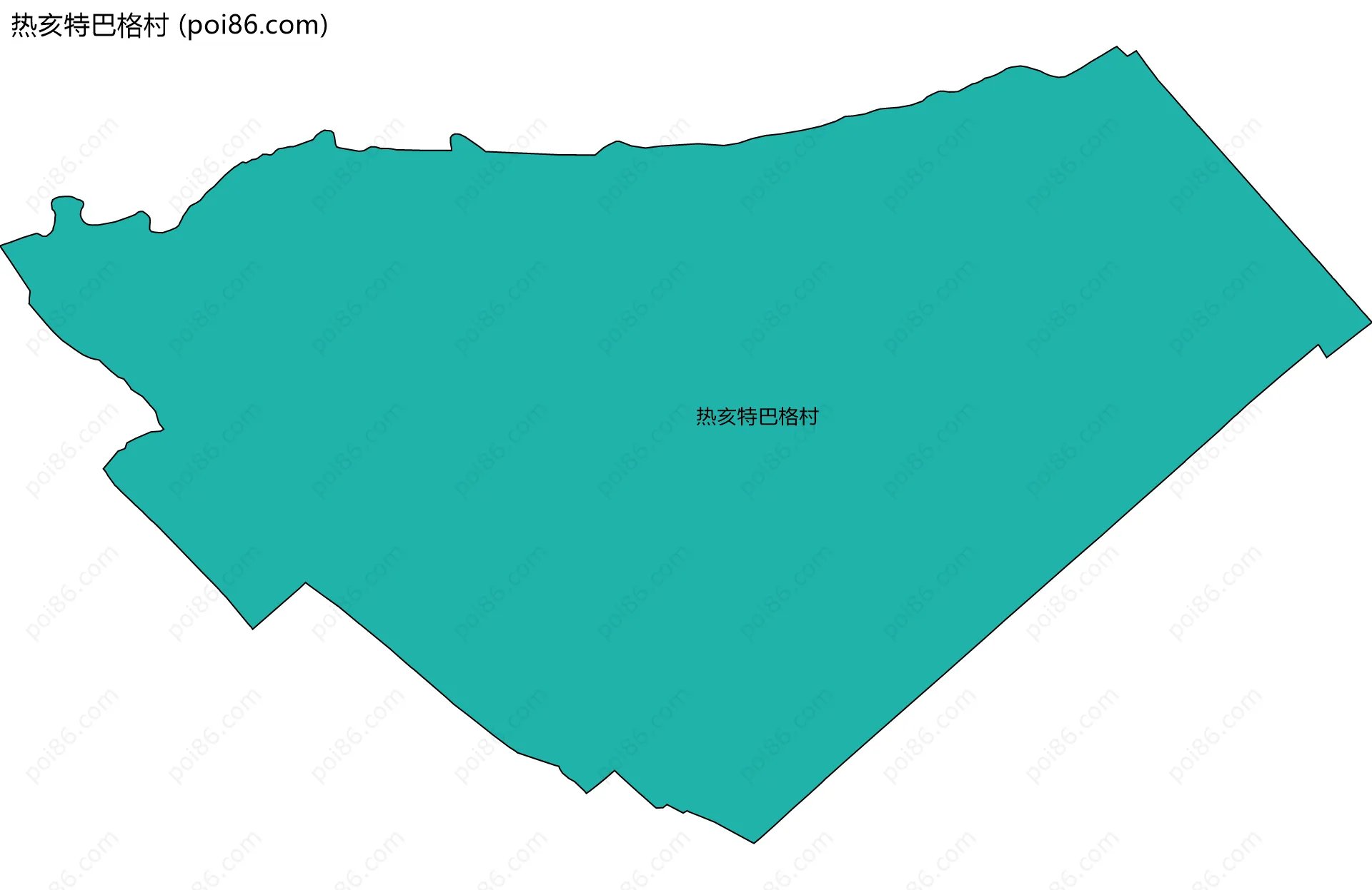 热亥特巴格村边界地图