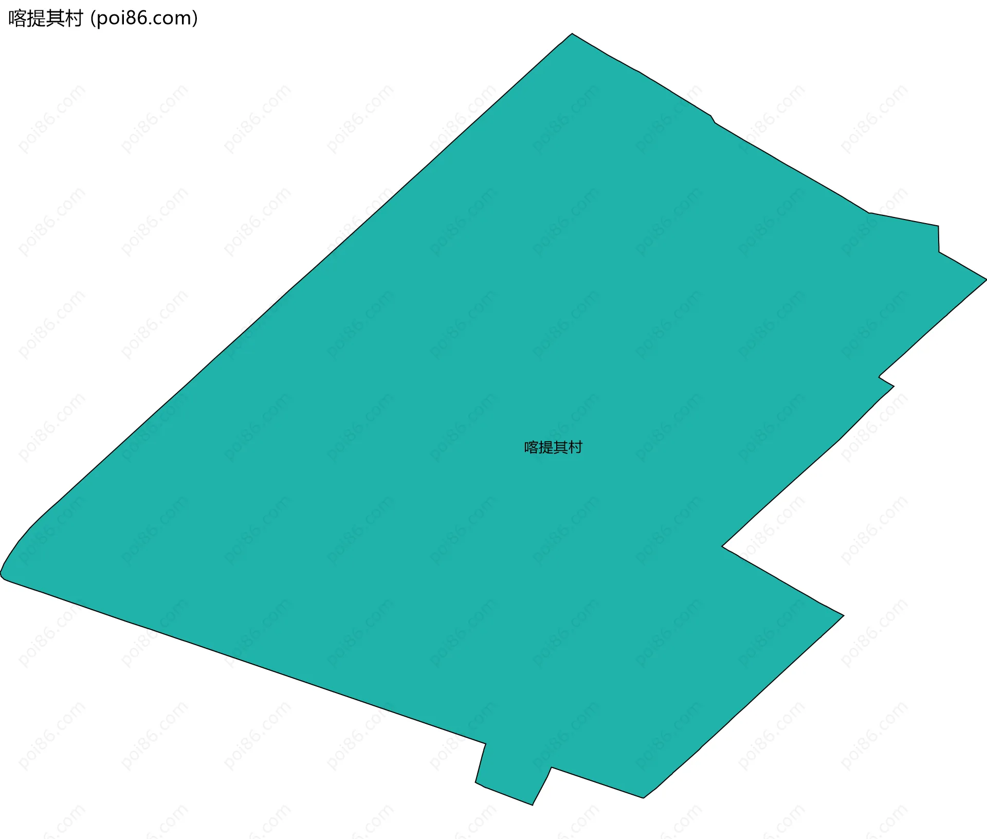 喀提其村边界地图