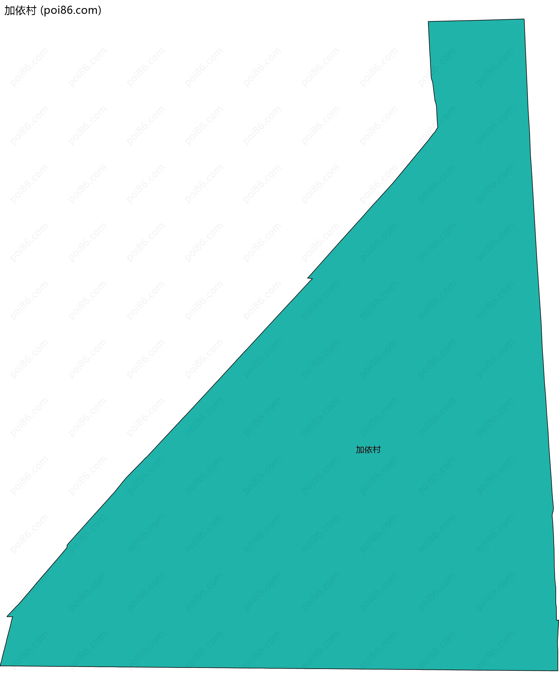 加依村边界地图