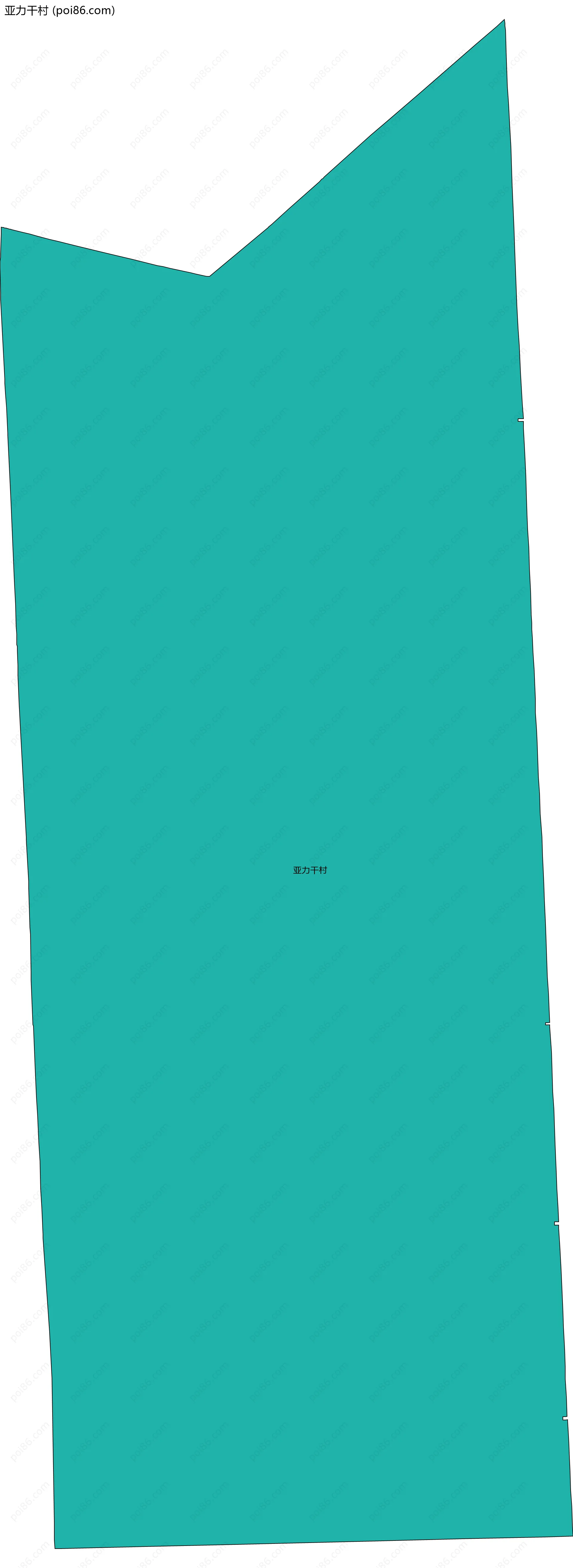 亚力干村边界地图