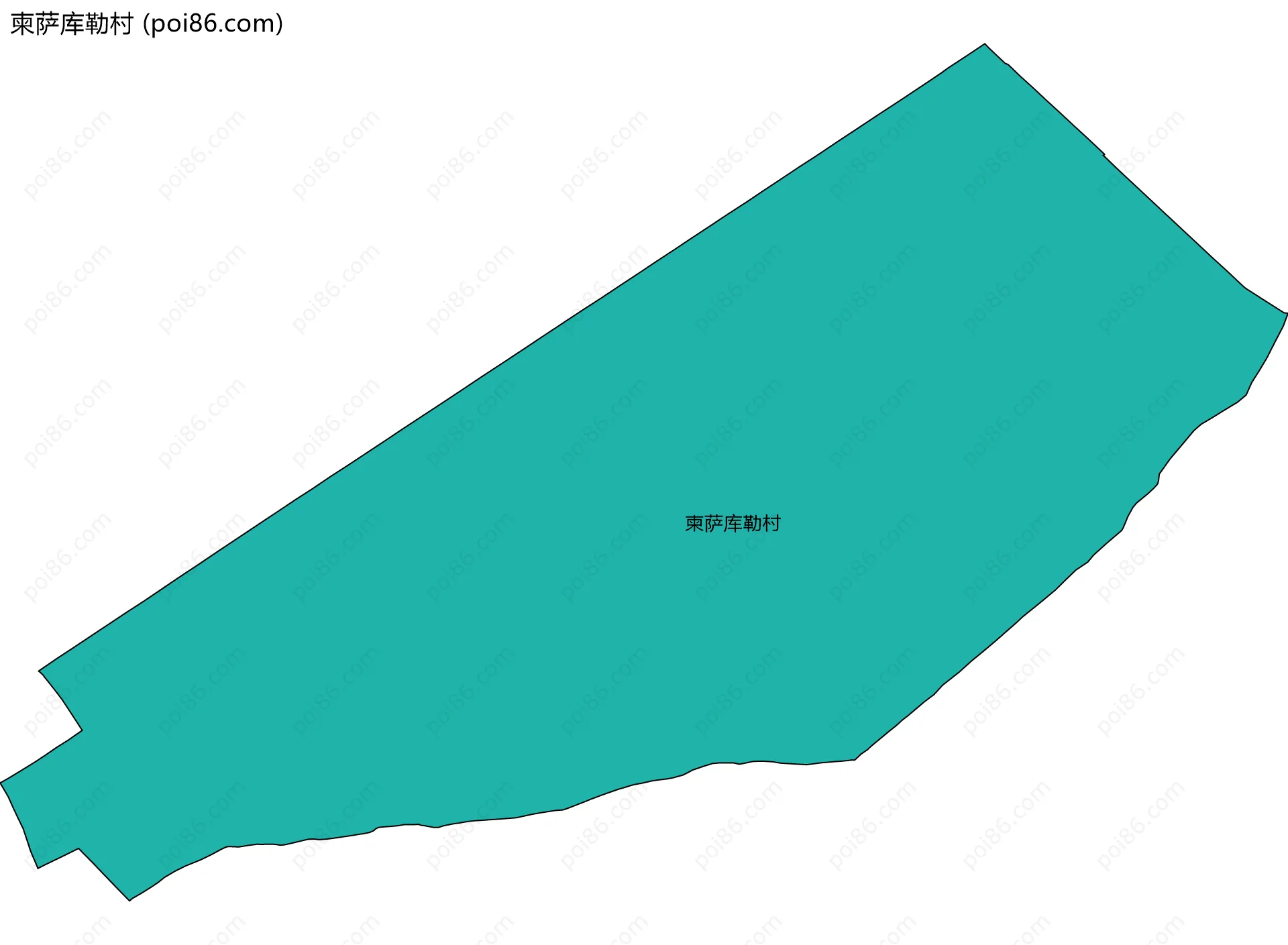 柬萨库勒村边界地图