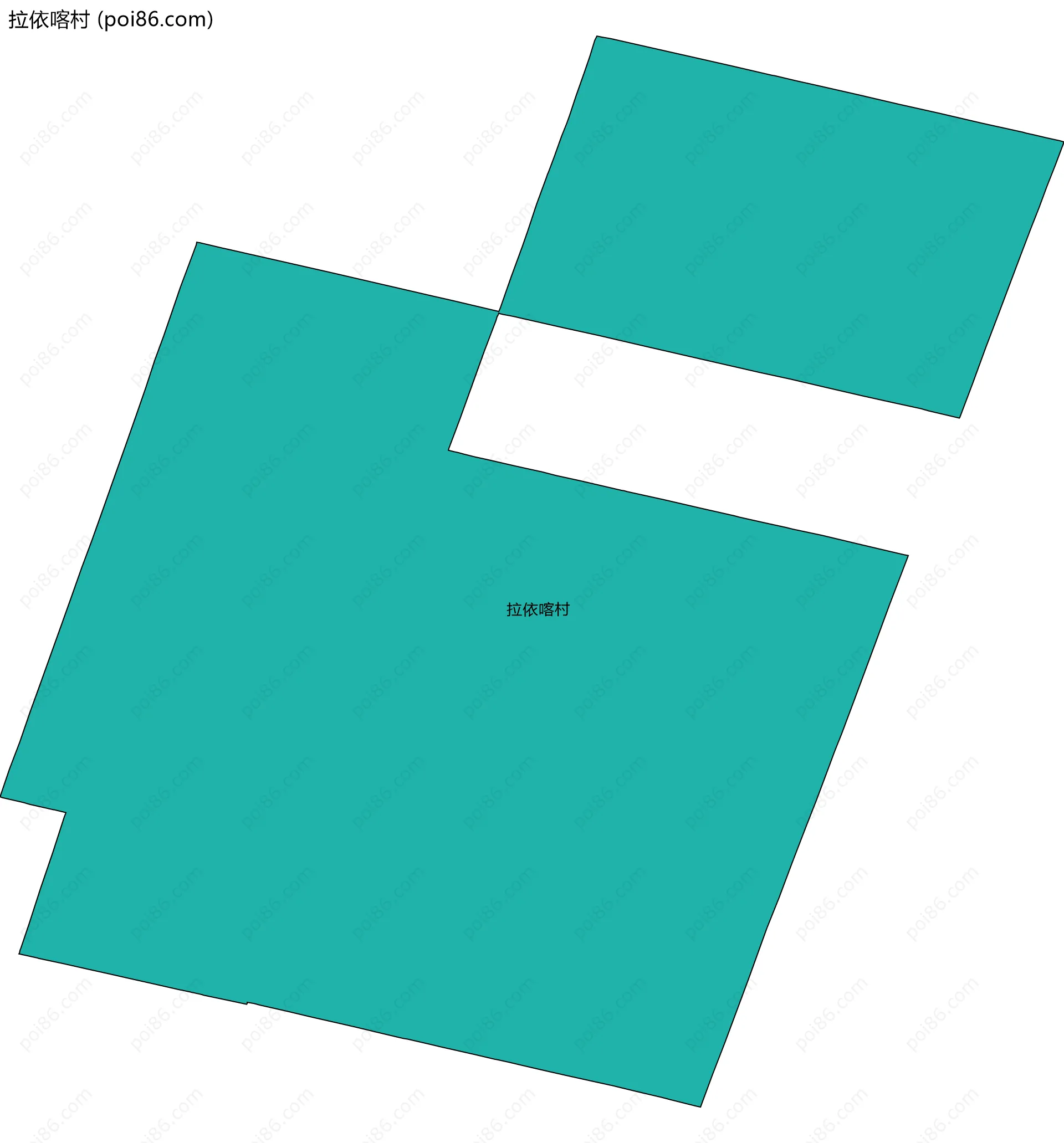拉依喀村边界地图