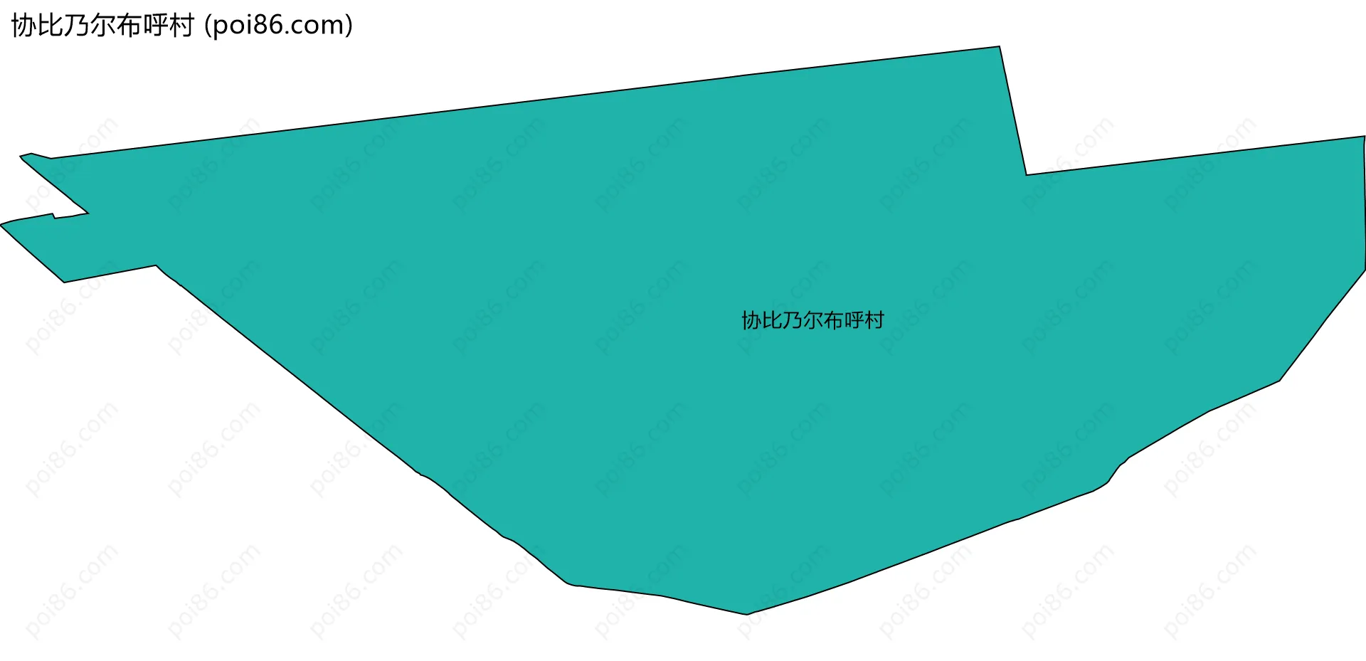 协比乃尔布呼村边界地图