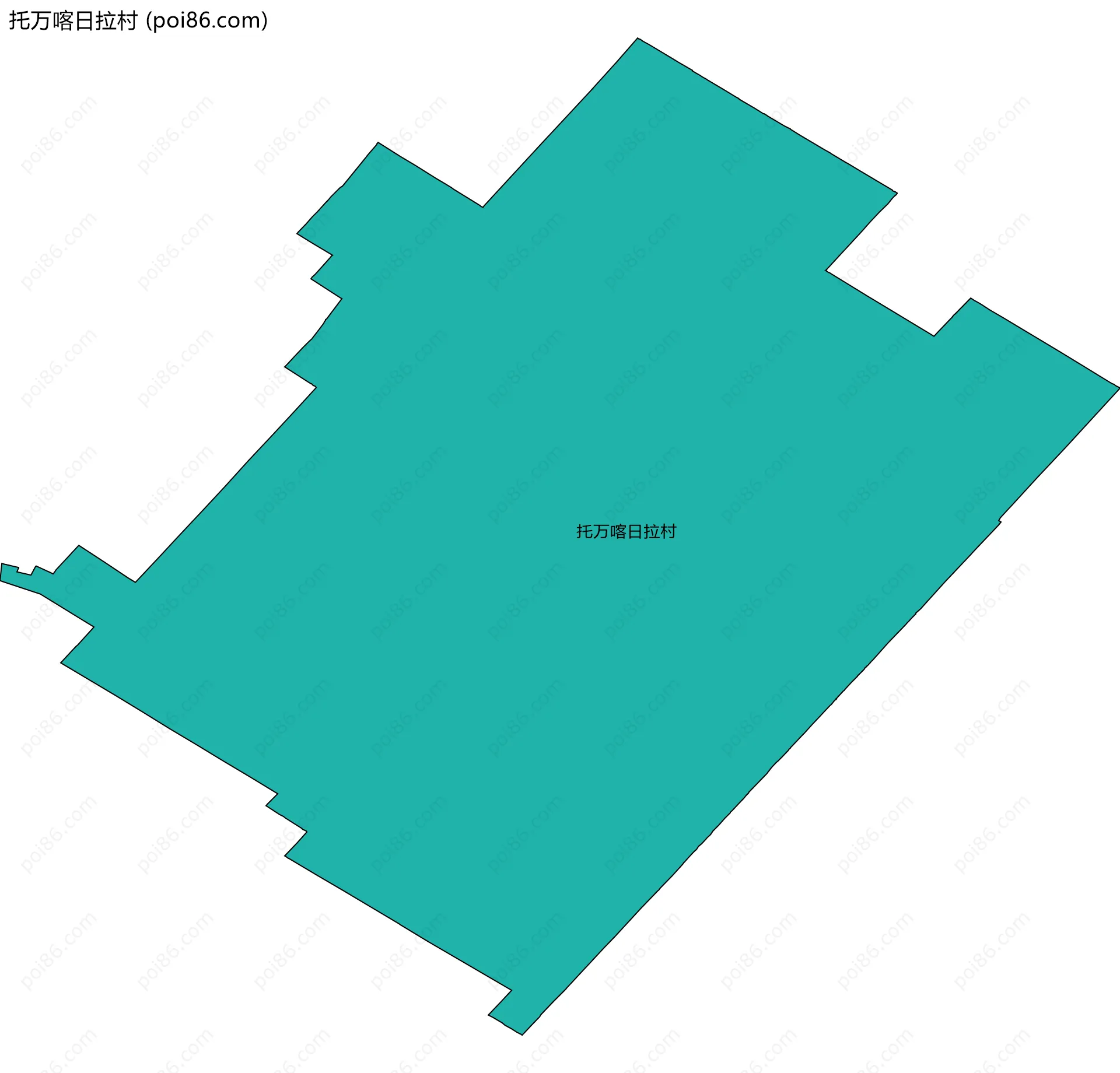 托万喀日拉村边界地图